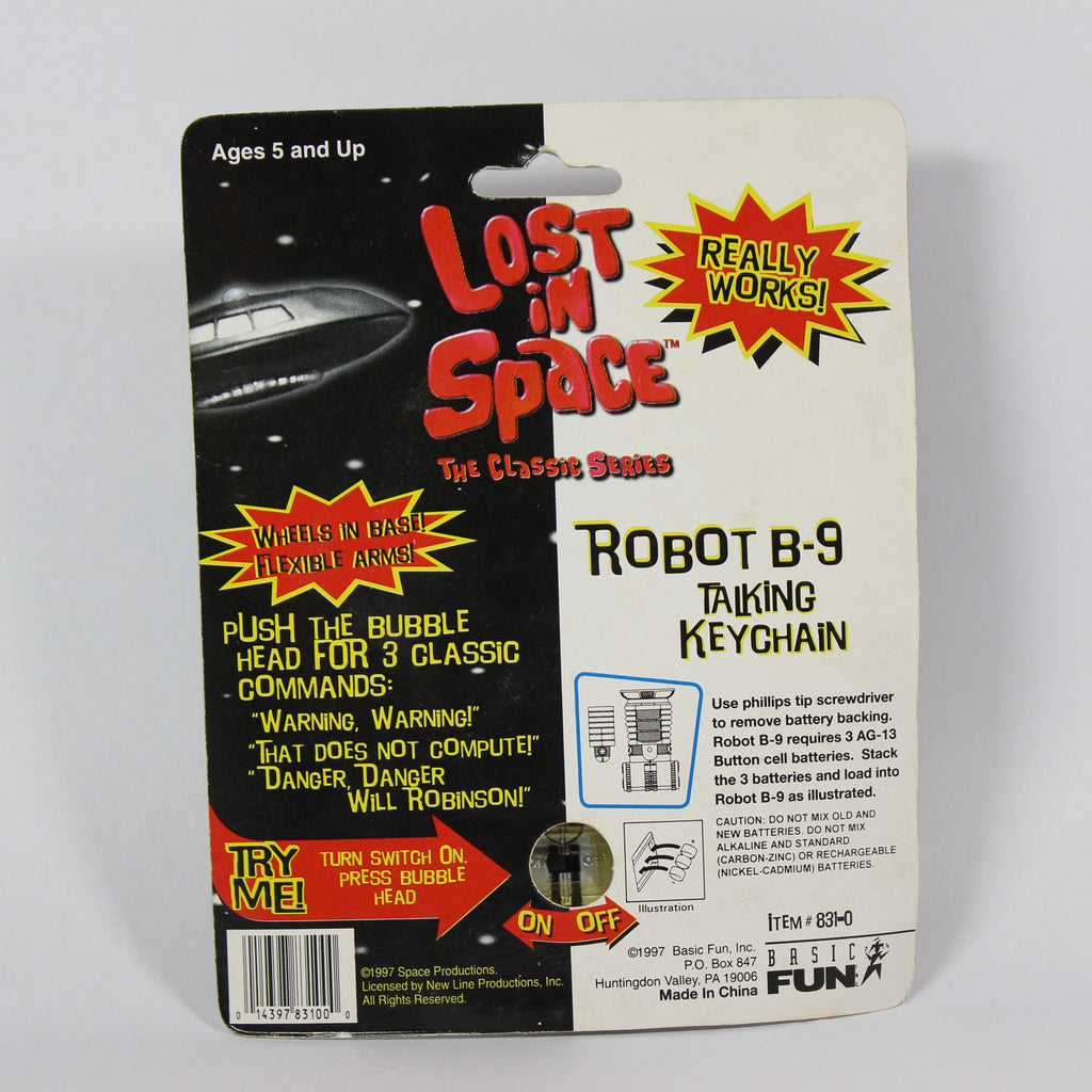 Lost in Space Talking Keychain - Robot B-9 (1997) - Image 2