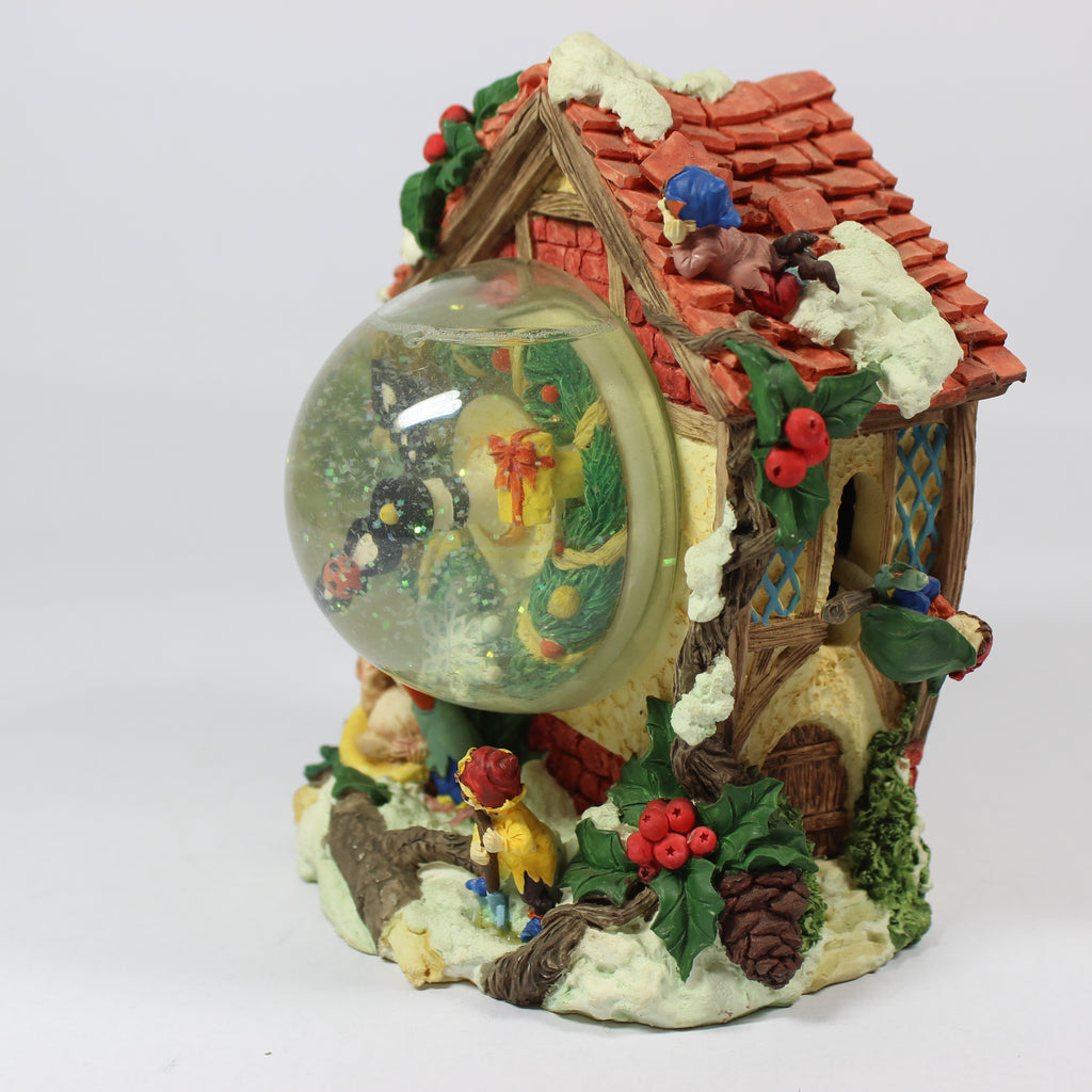 Christmas House with Elves and Clock - Side Mounted - Image 2