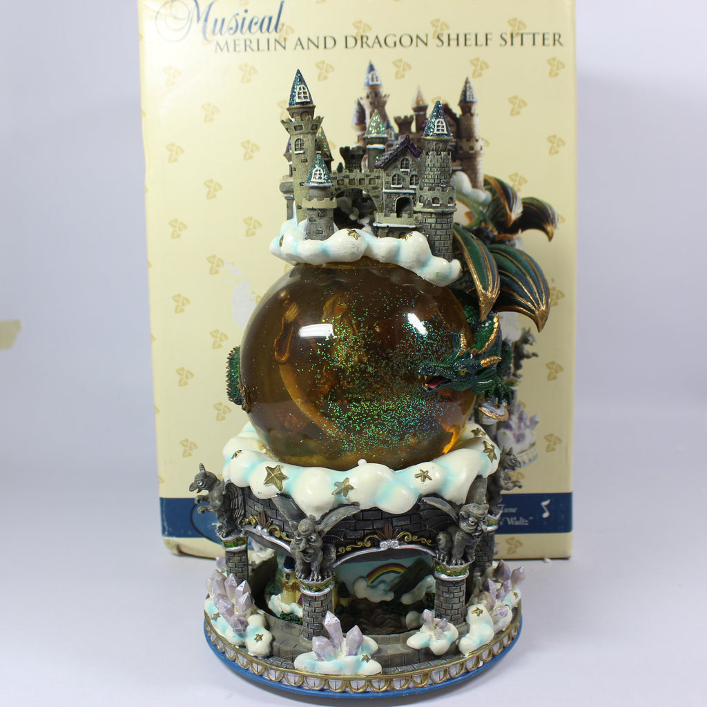 Merlin and Dragon Shelf Sitter
