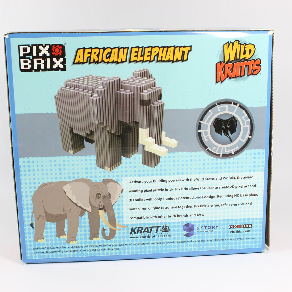 Wild Kratts Pixel Art Kit - African Elephant (2022) - Image 2