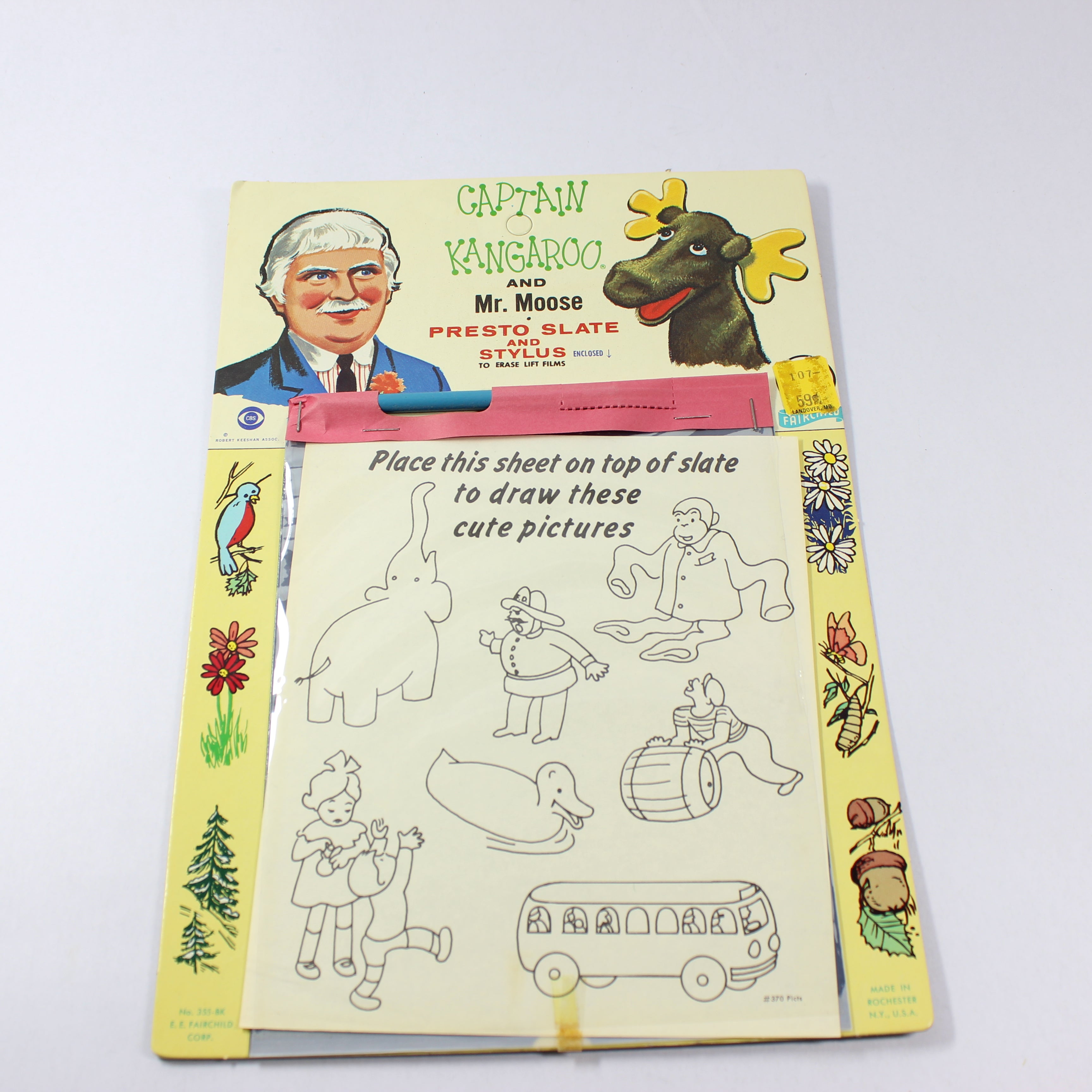 Captain Kangaroo and Mr. Moose - Presto Slate and Stylus (1960)