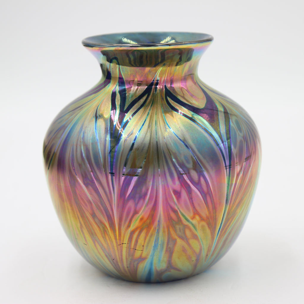 Fiske Art Glass Vase 1999