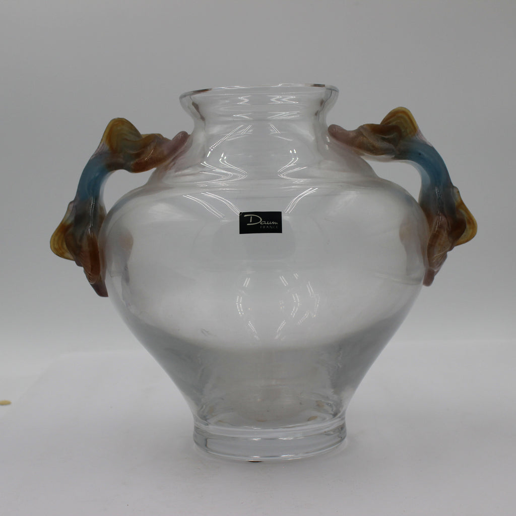 Crystal Daum Iris Vase