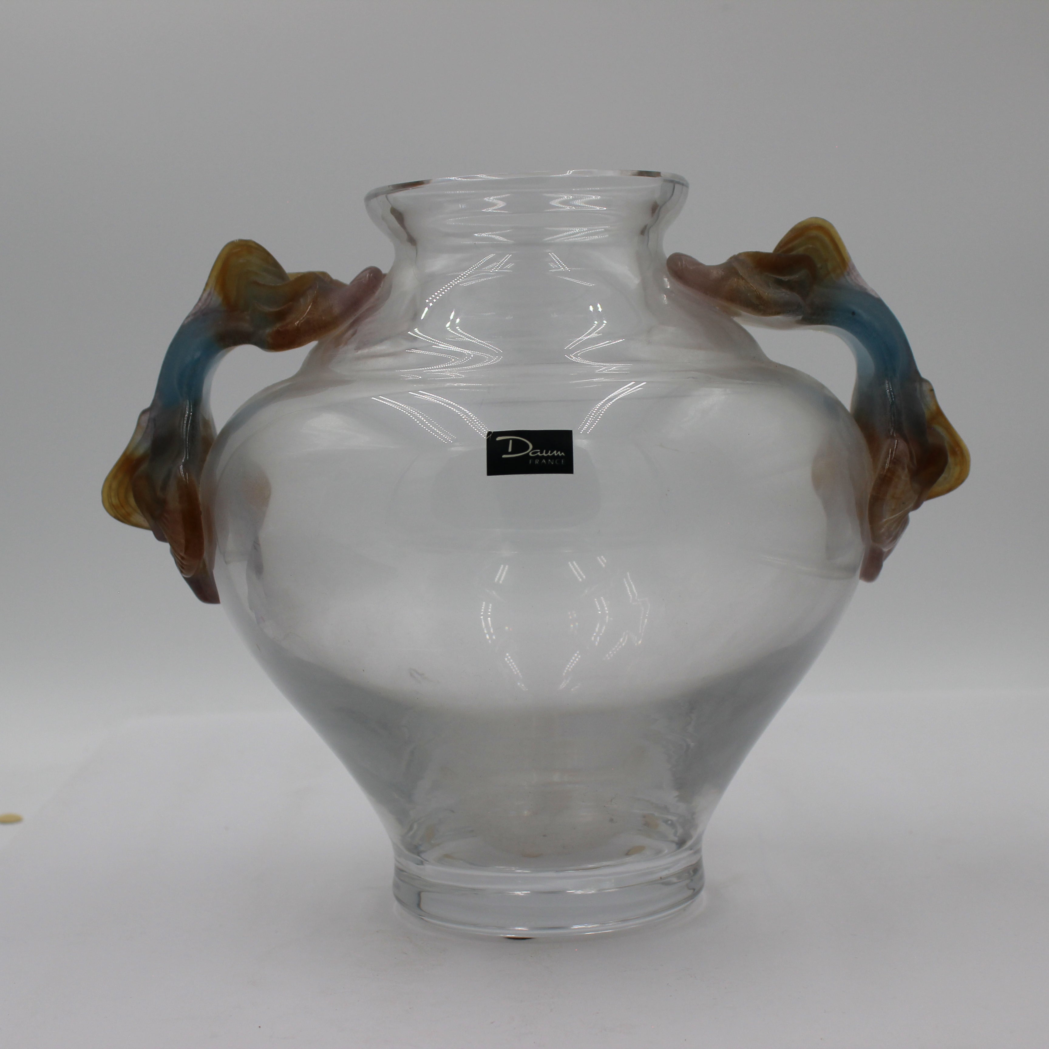 Crystal Daum Iris Vase