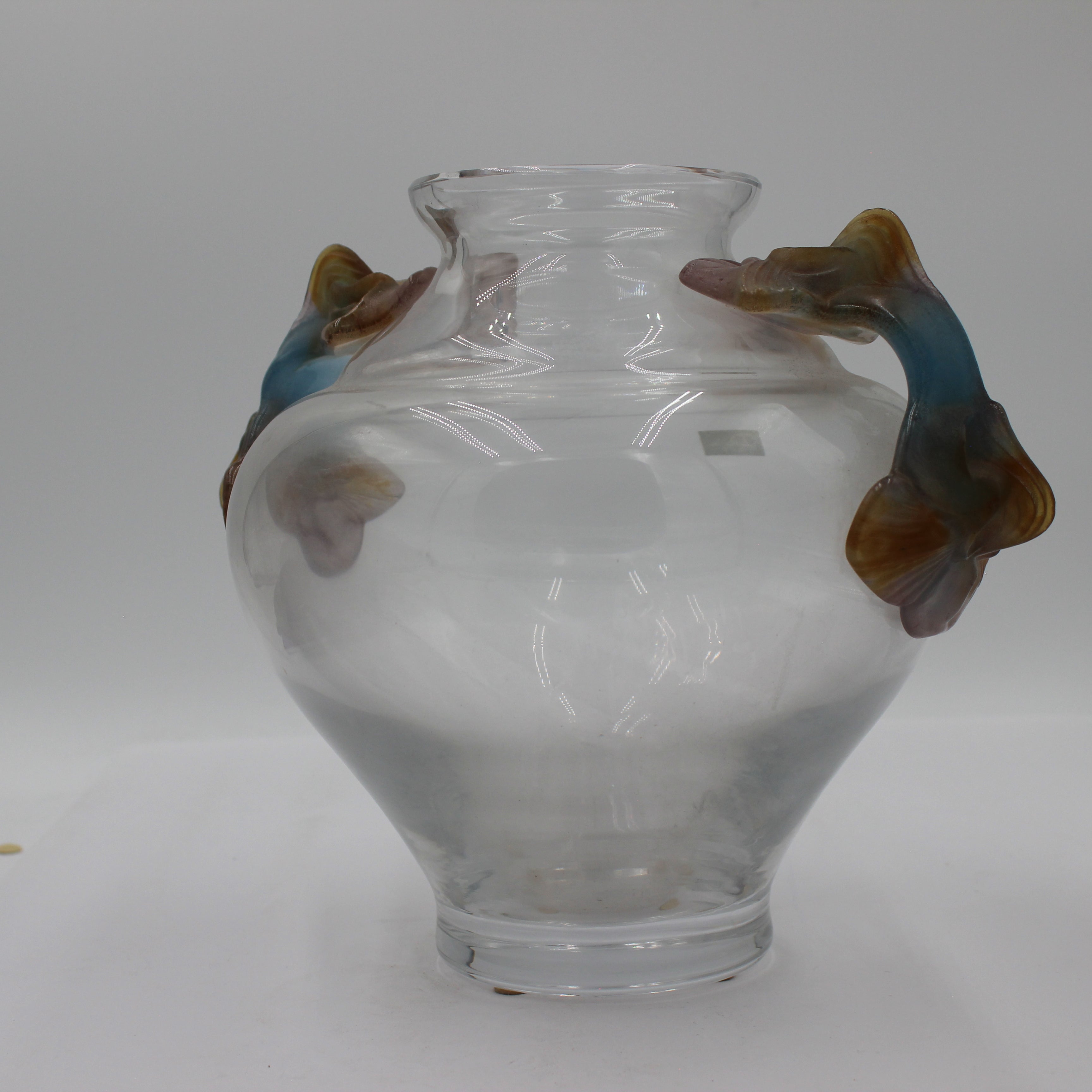 Crystal Daum Iris Vase