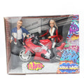 Barbie Flavas Bike Date Gift Set Motorcycle Liam & Happy D (2003)