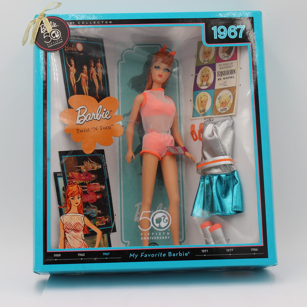 50th Anniversary My Favorite Barbie 1967 Twist ‘N Turn Barbie Doll Reproduction (2008)