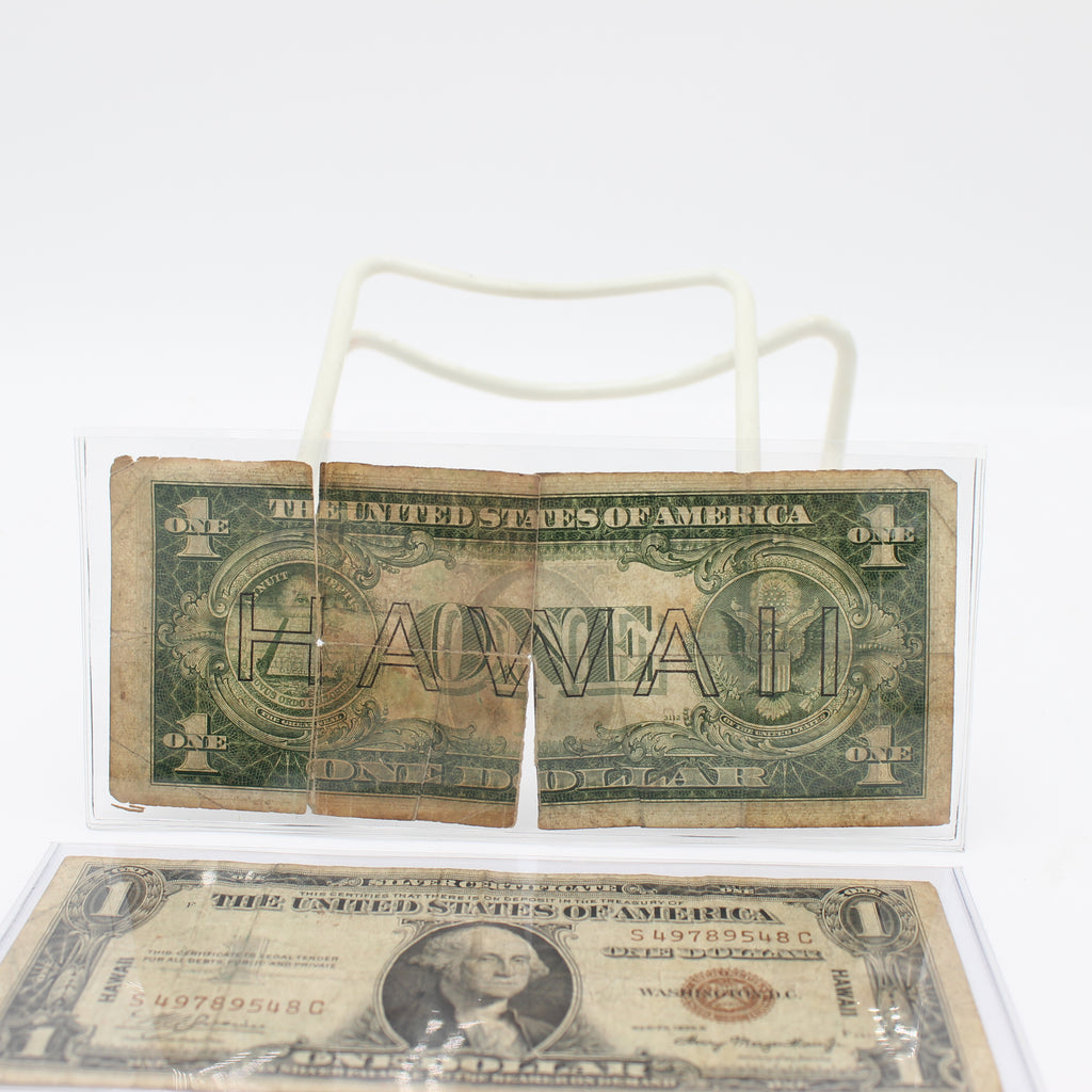 1935-A (2x) One Dollar Silver Certificate Hawaii Emergency Issue (4664)