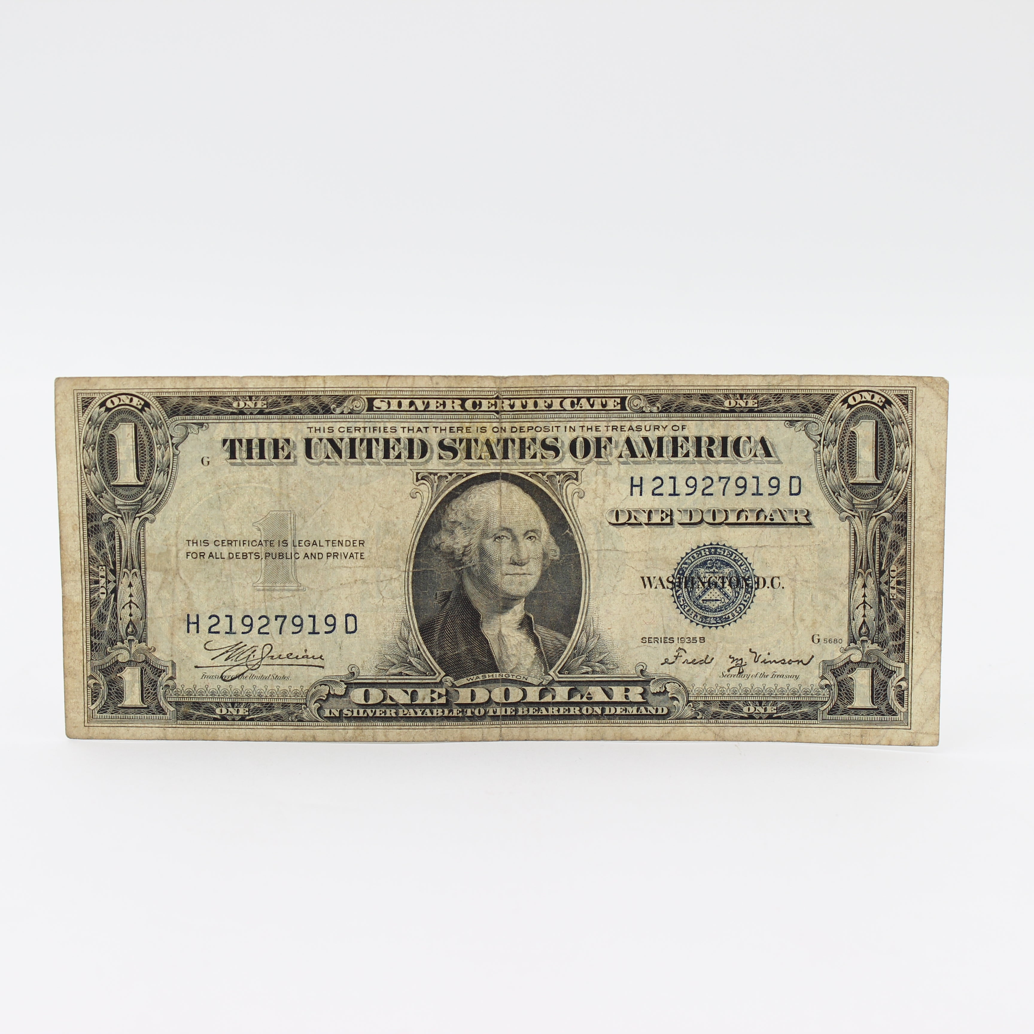 1935 - Lot of 20 - One Dollar Silver Certificate