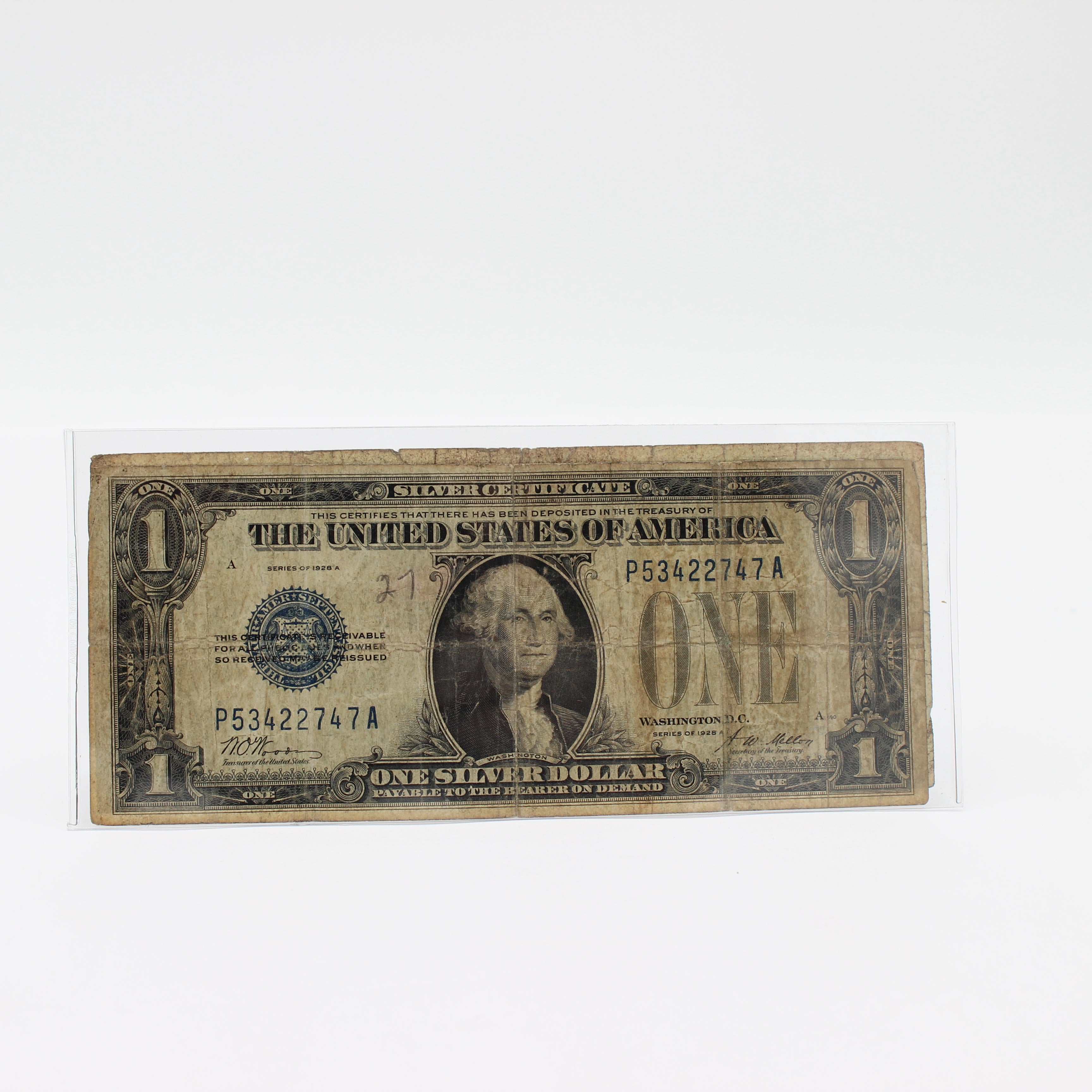 1928-A (2) One Dollar Silver Certificate (1186)