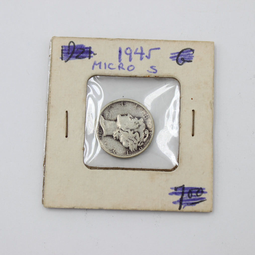 1945 Micro S Mercery Dime