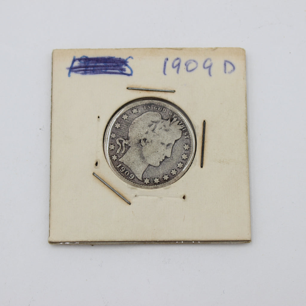 1909 D Barber Quarter