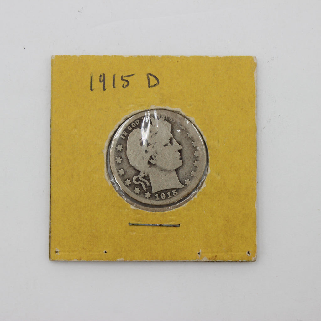 1915 D Barber Quarter