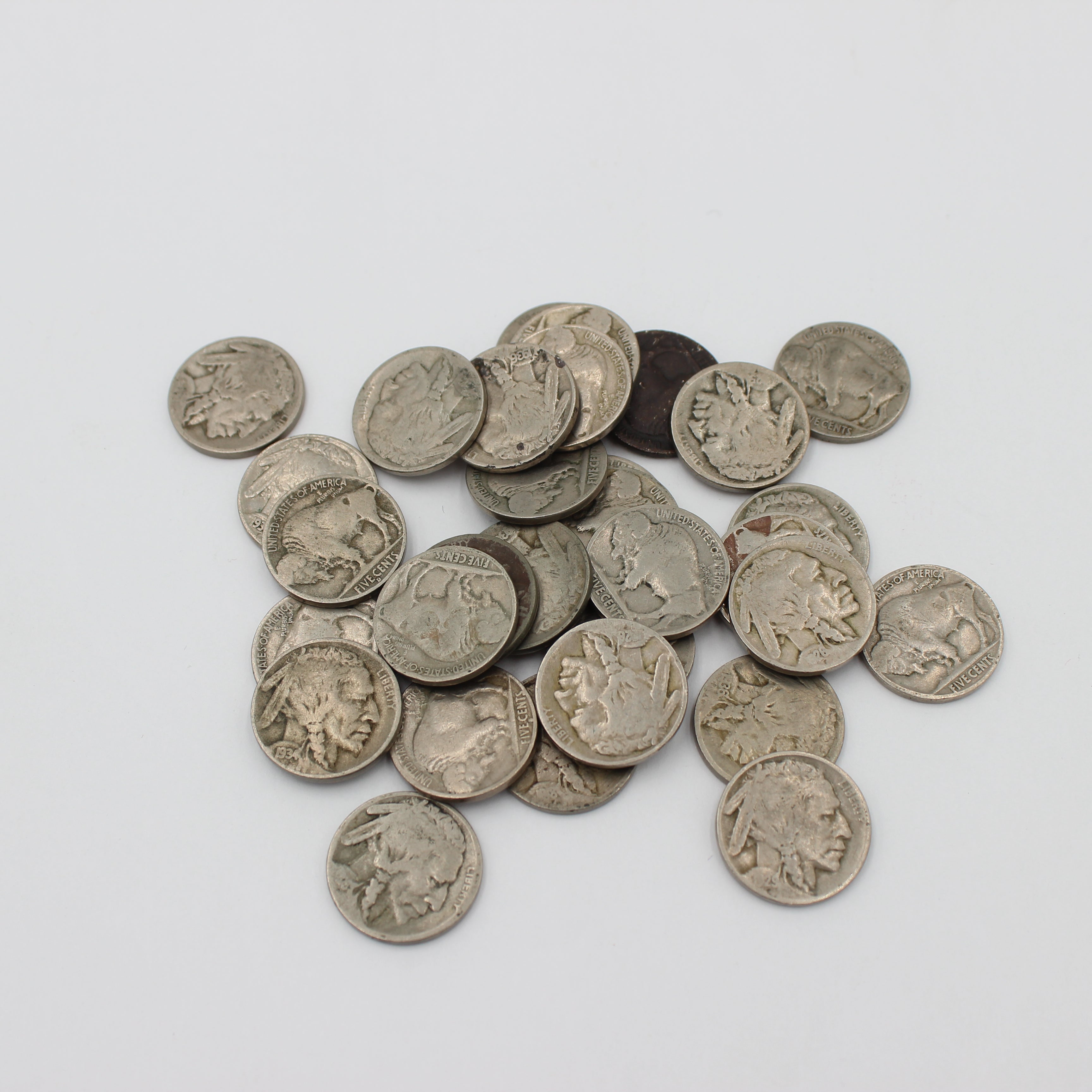 Buffalo Nickel (32) Lot (1936, 1920)