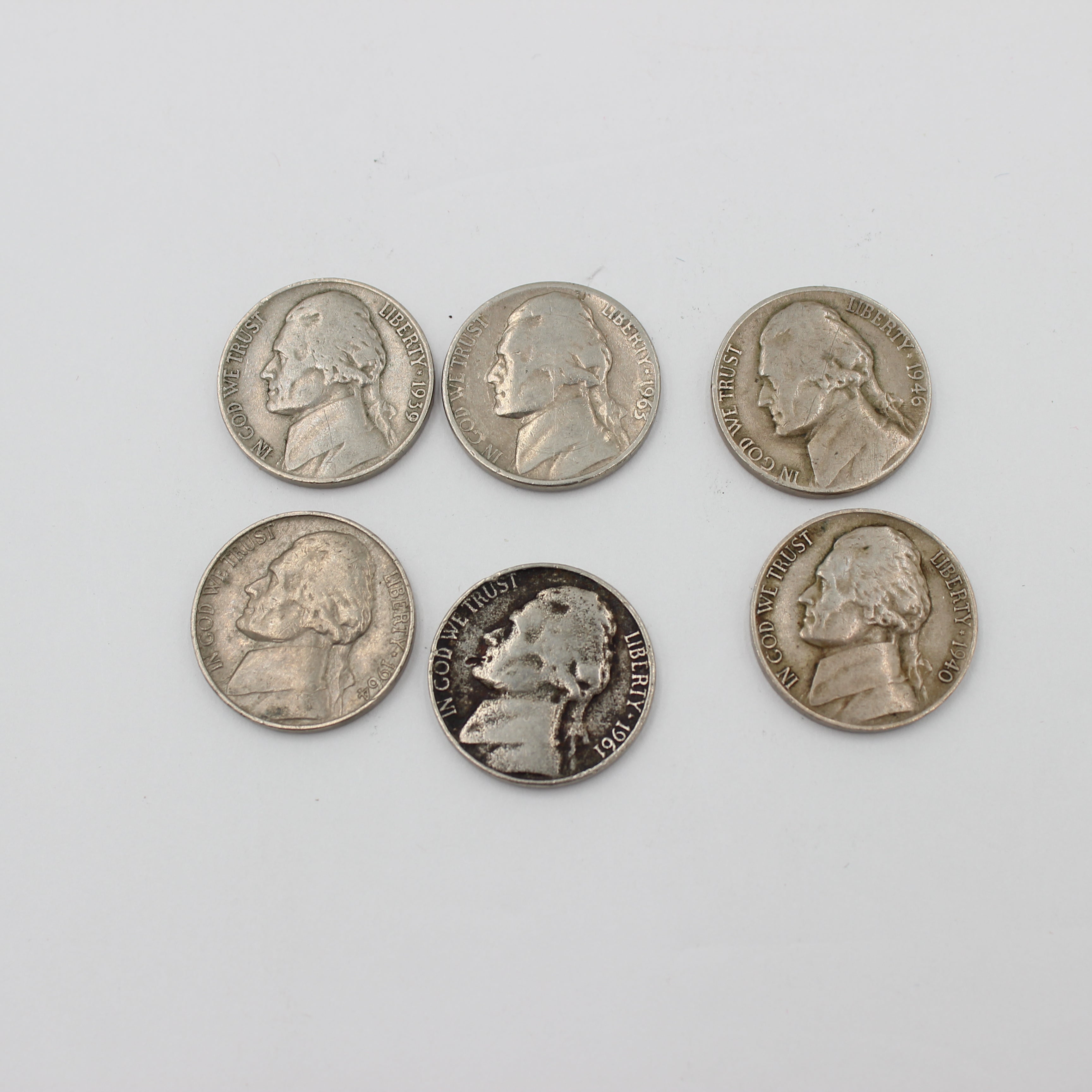 Nickel Lot (6) (1939)