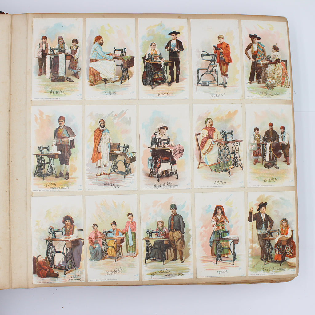 Album Full of Cards circa Early 1900s