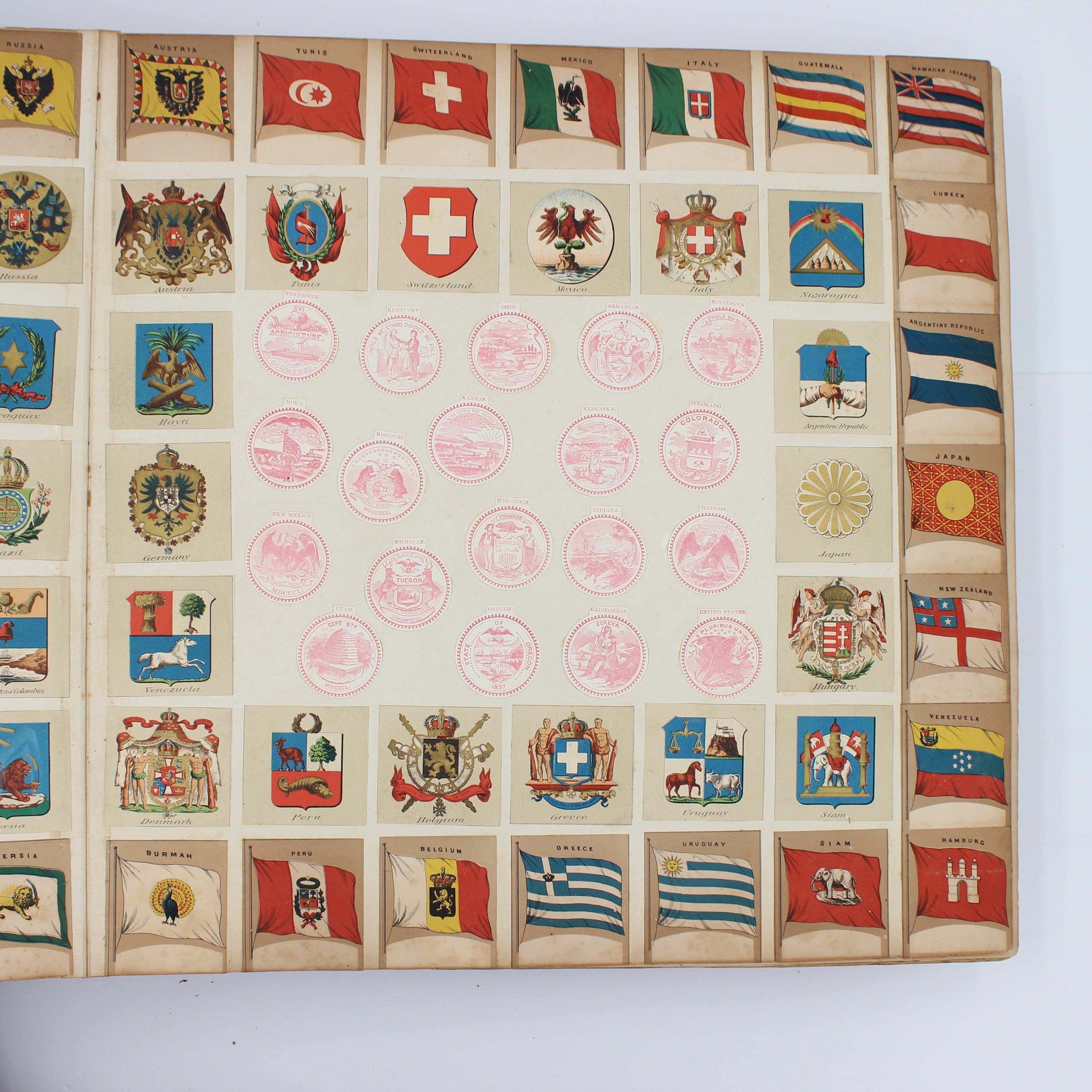 Album Full of Cards circa Early 1900s