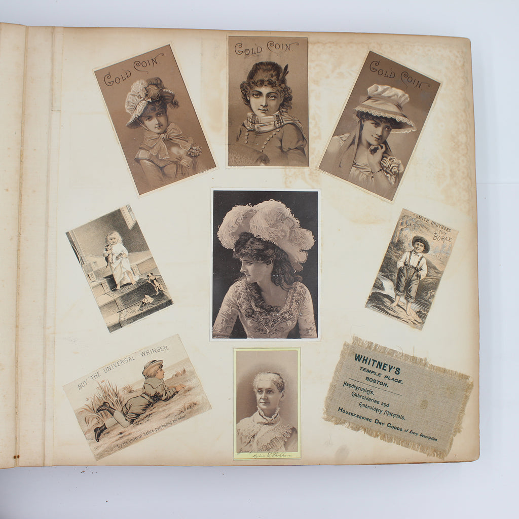 Album Full of Cards circa Early 1900s