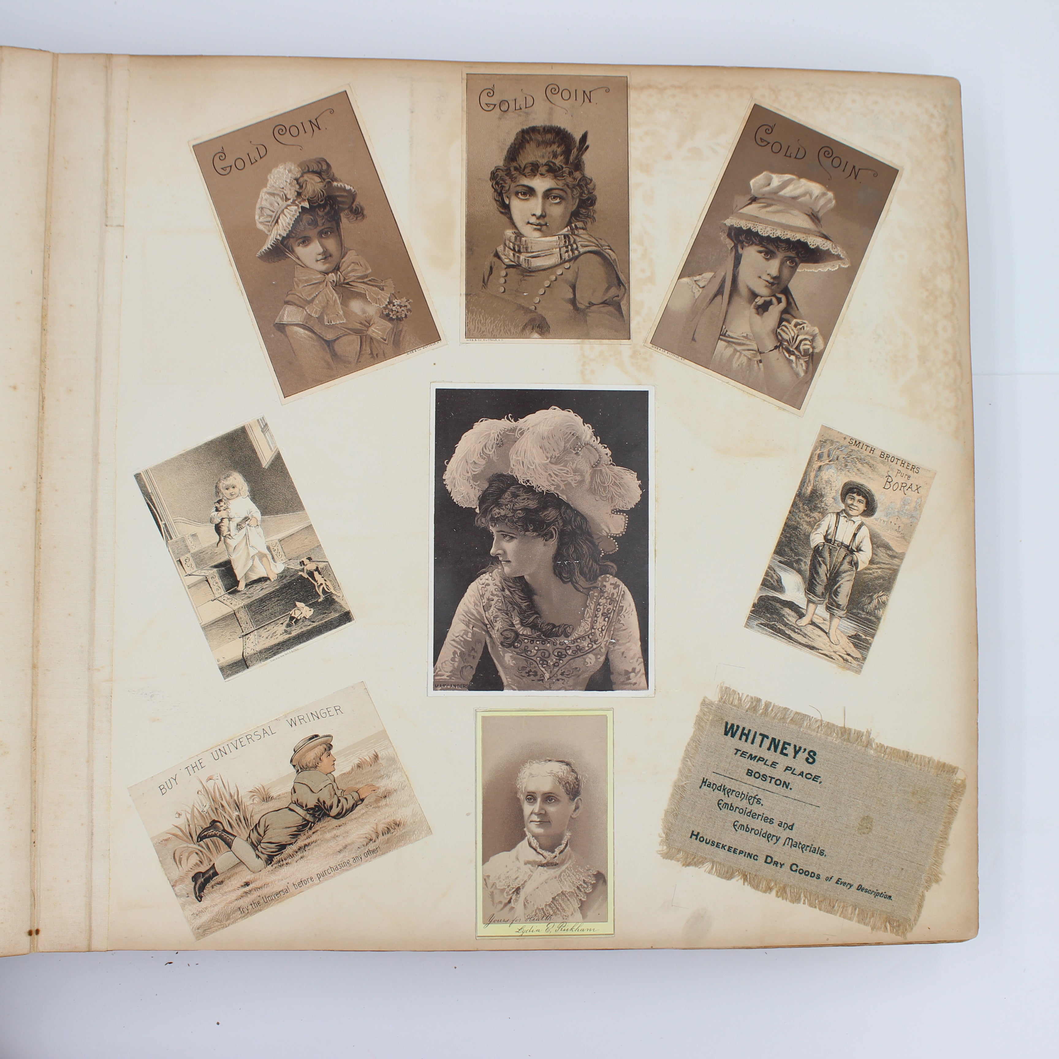 Album Full of Cards circa Early 1900s