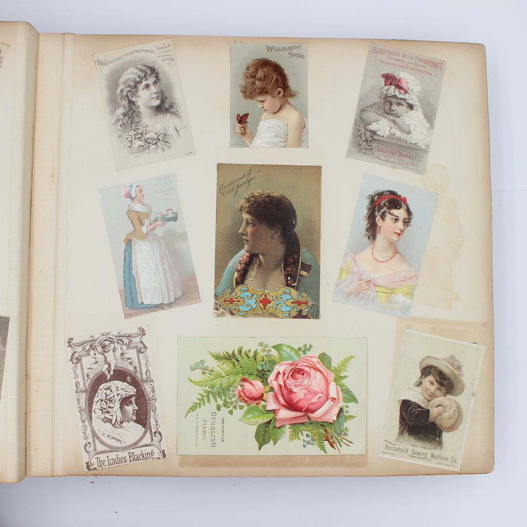 Album Full of Cards circa Early 1900s