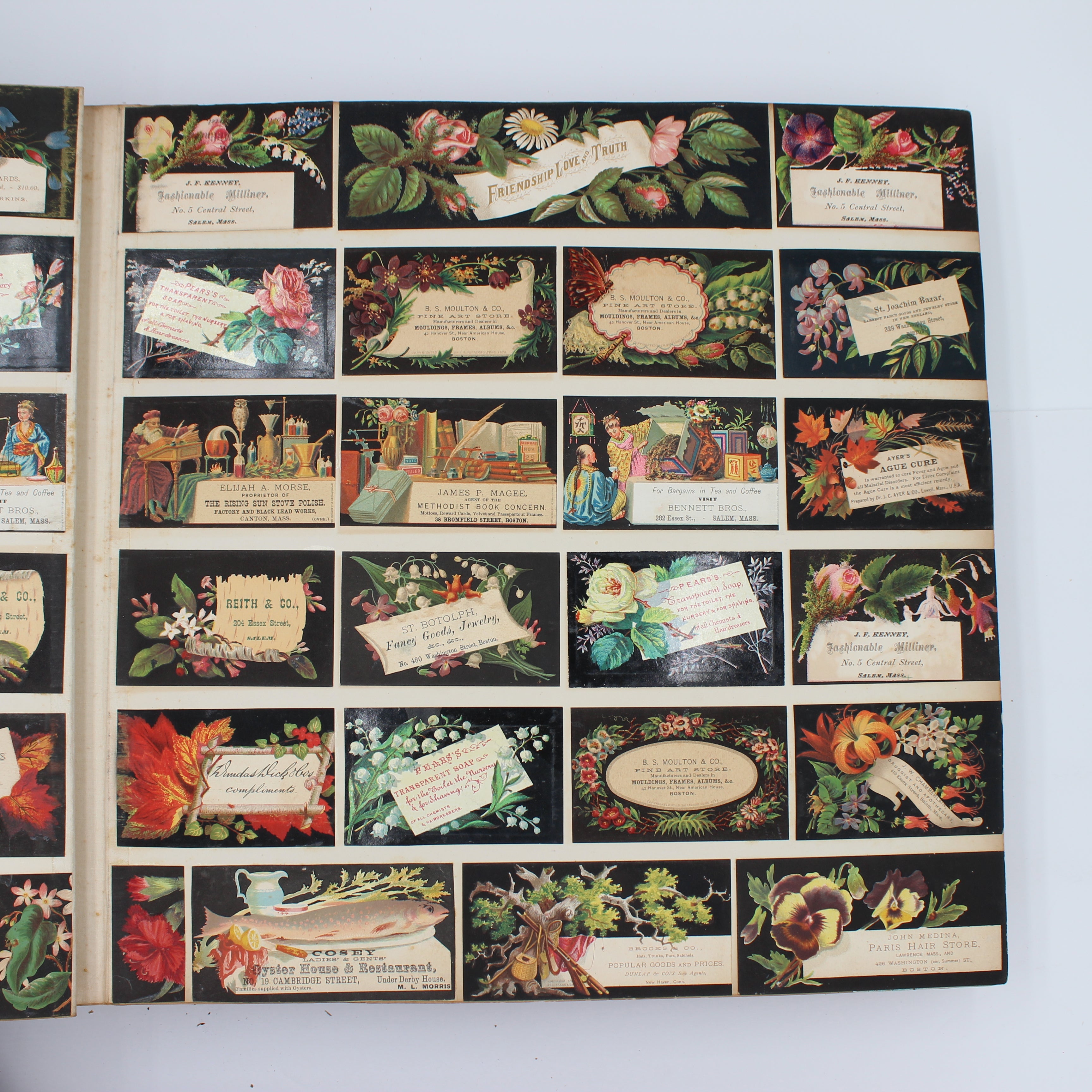 Album Full of Cards circa Early 1900s