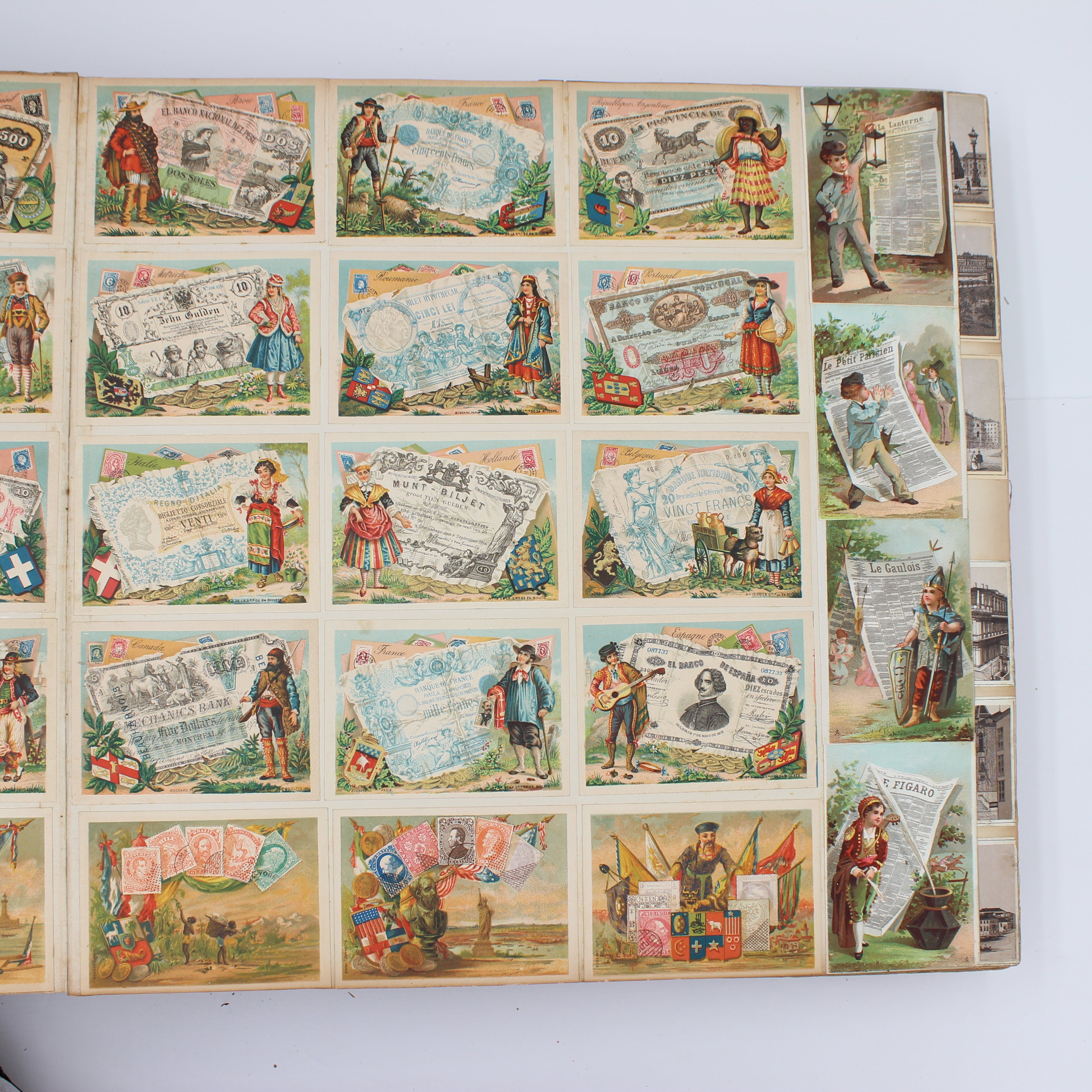 Album Full of Cards circa Early 1900s