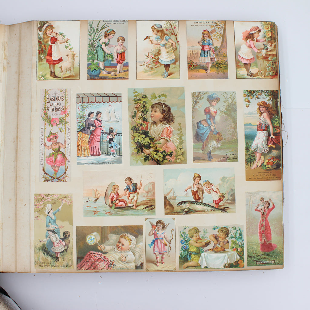 Album Full of Cards circa Early 1900s