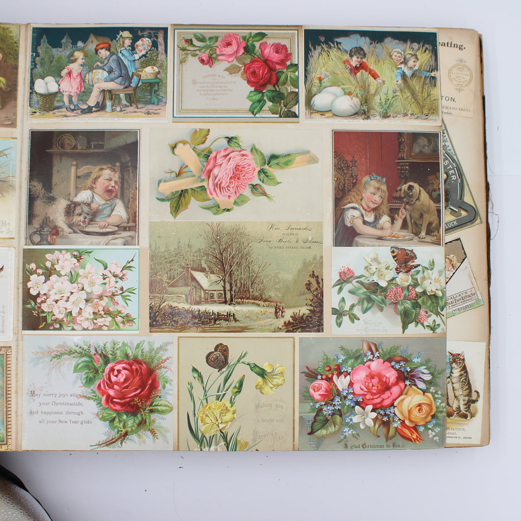 Album Full of Cards circa Early 1900s