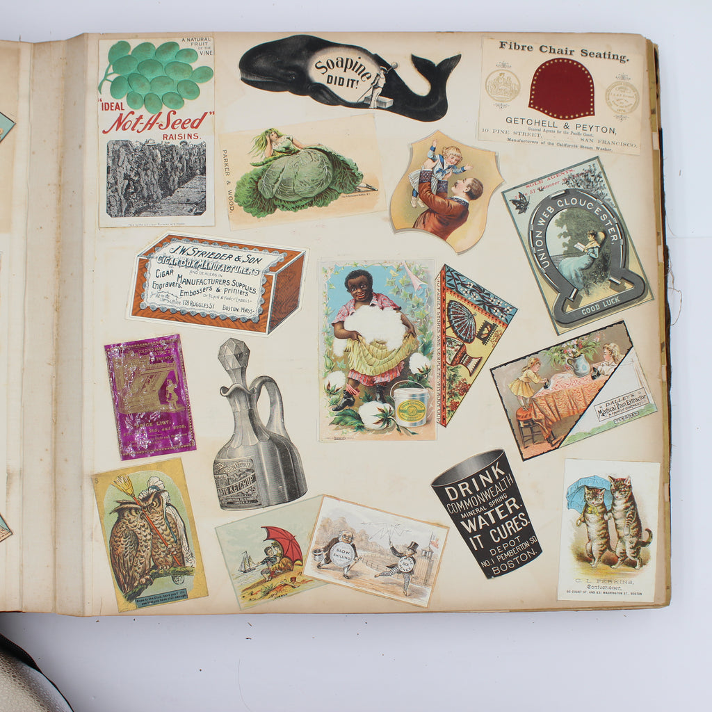 Album Full of Cards circa Early 1900s