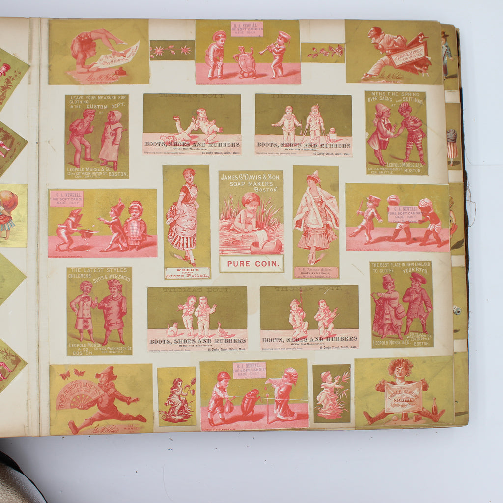 Album Full of Cards circa Early 1900s