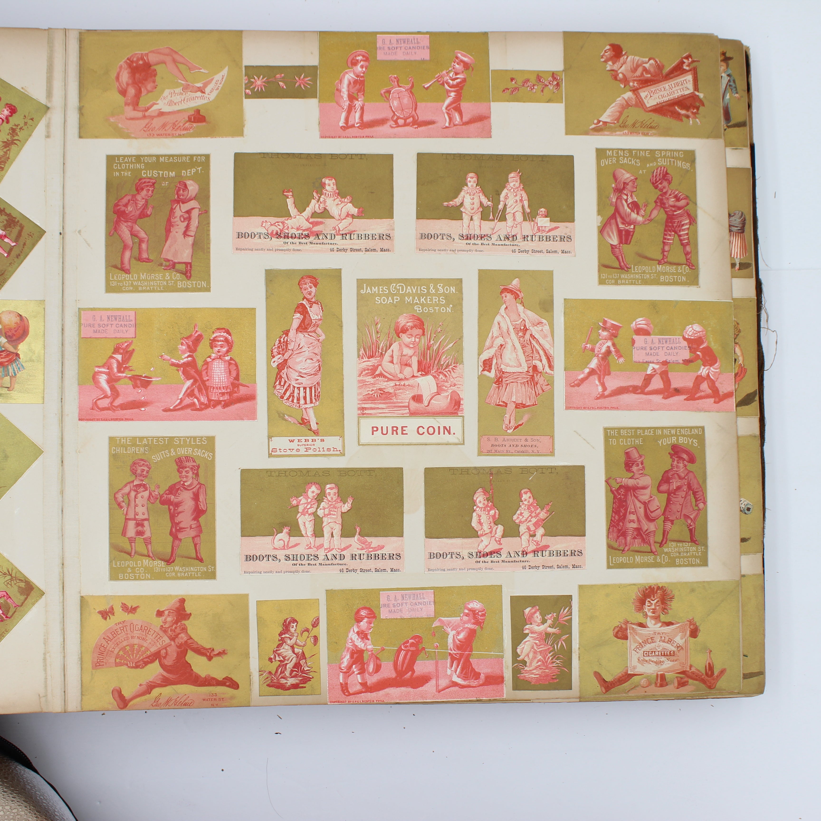 Album Full of Cards circa Early 1900s