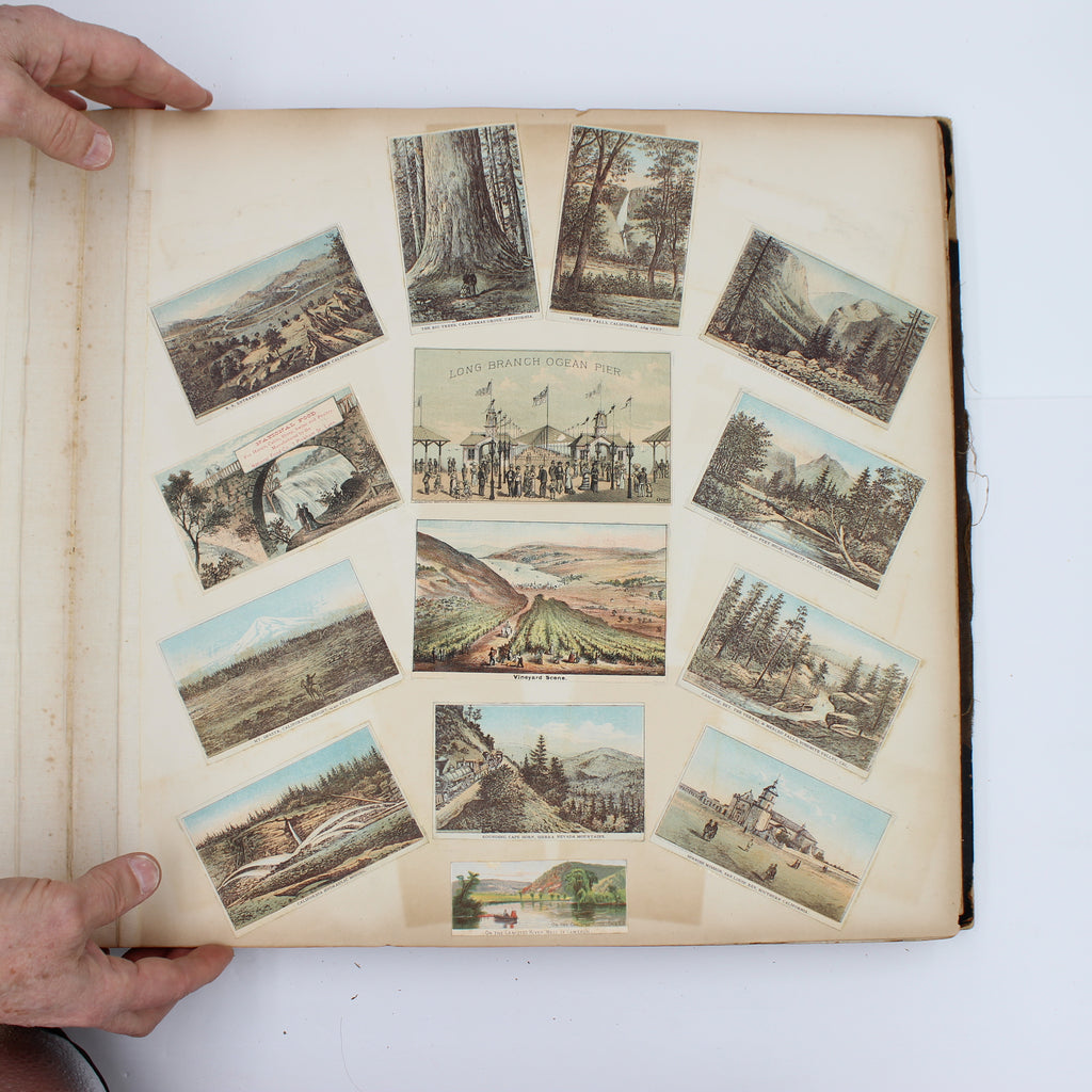 Album Full of Cards circa Early 1900s