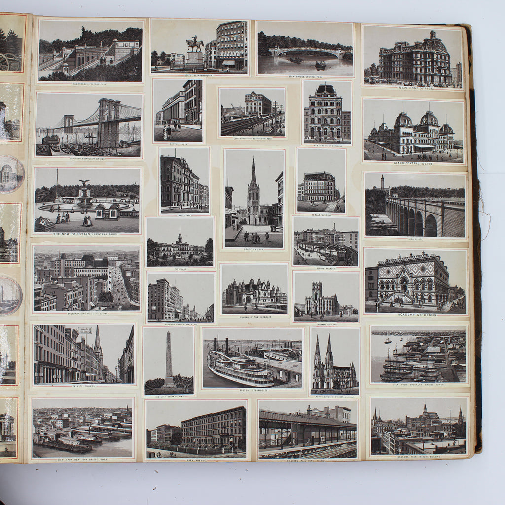 Album Full of Cards circa Early 1900s