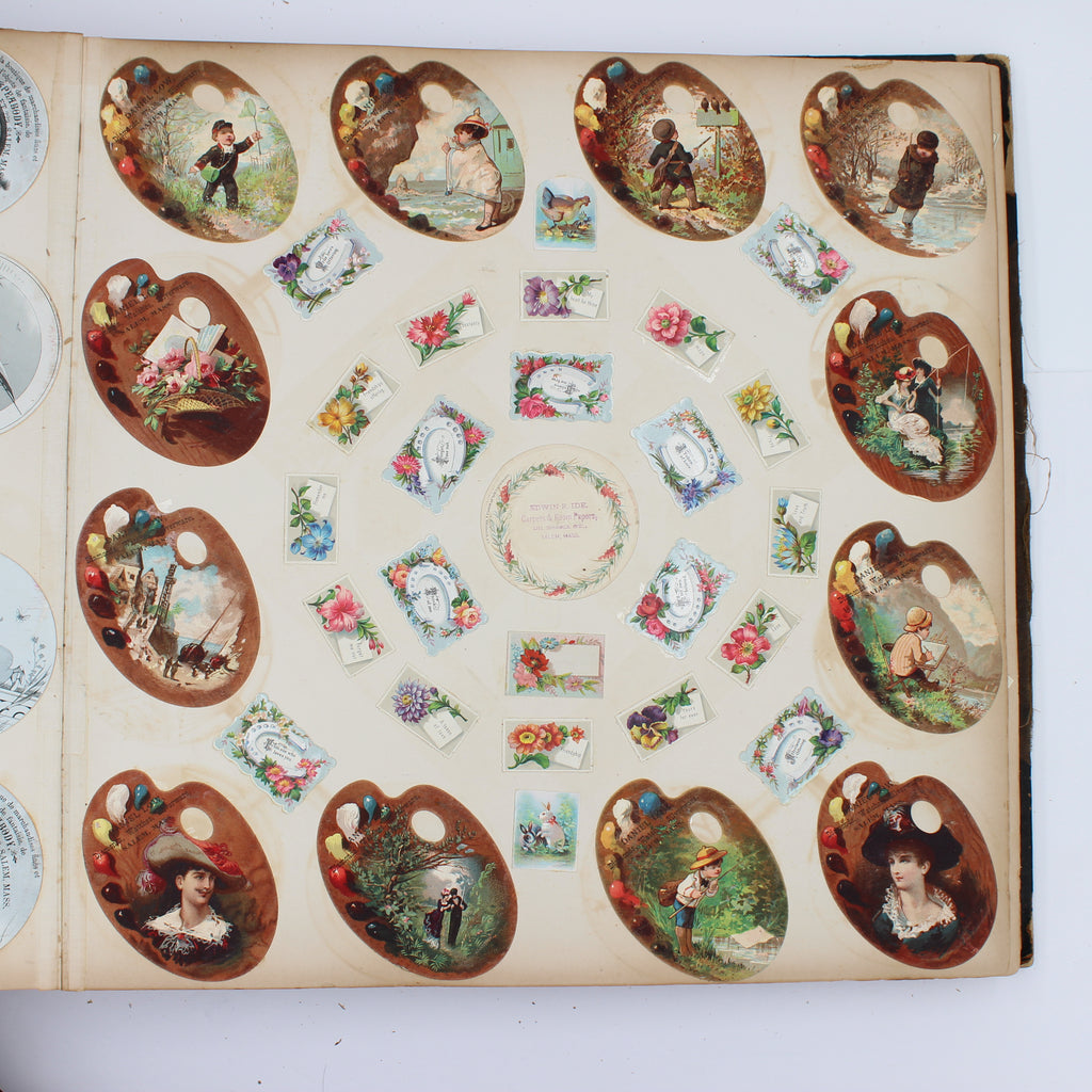 Album Full of Cards circa Early 1900s
