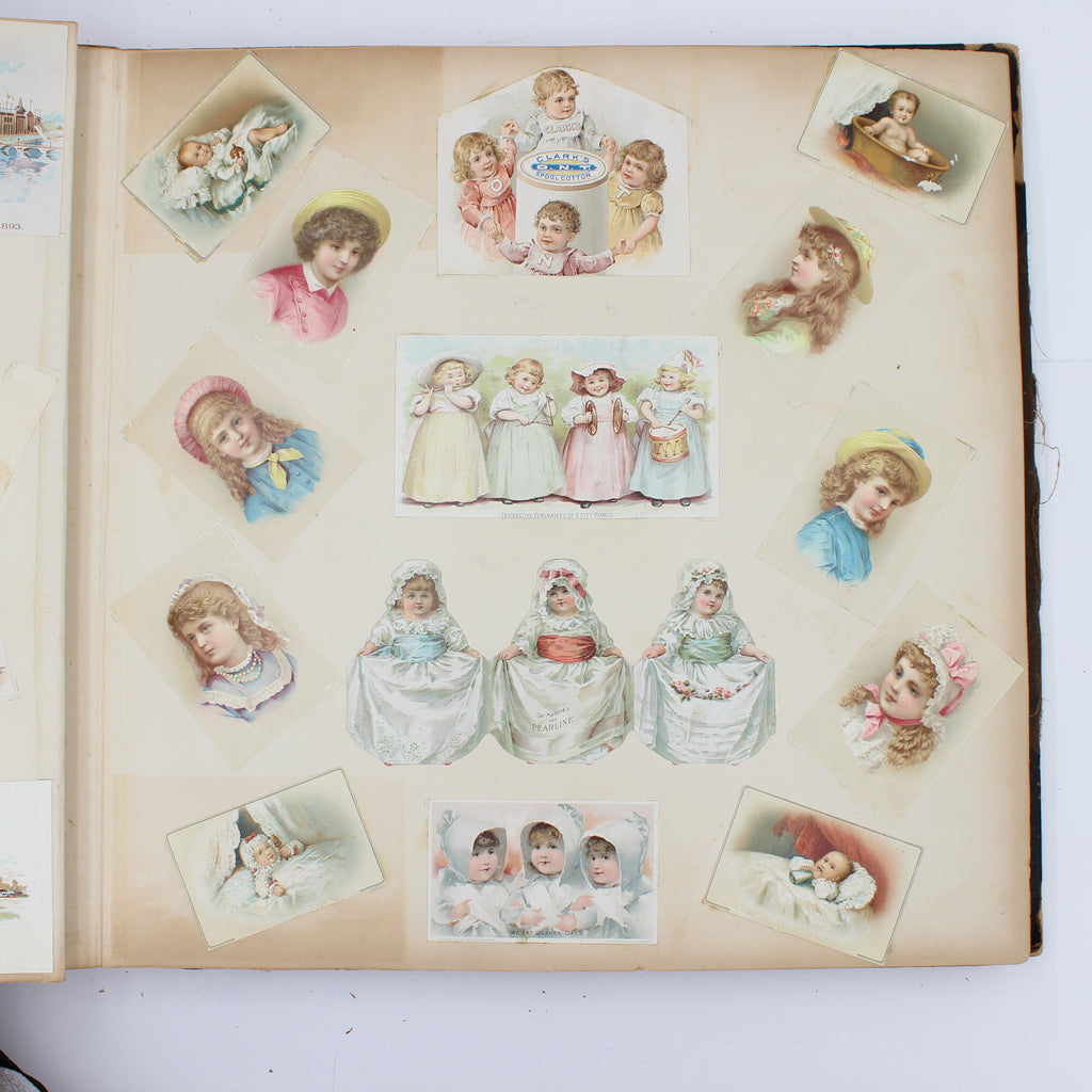 Album Full of Cards circa Early 1900s