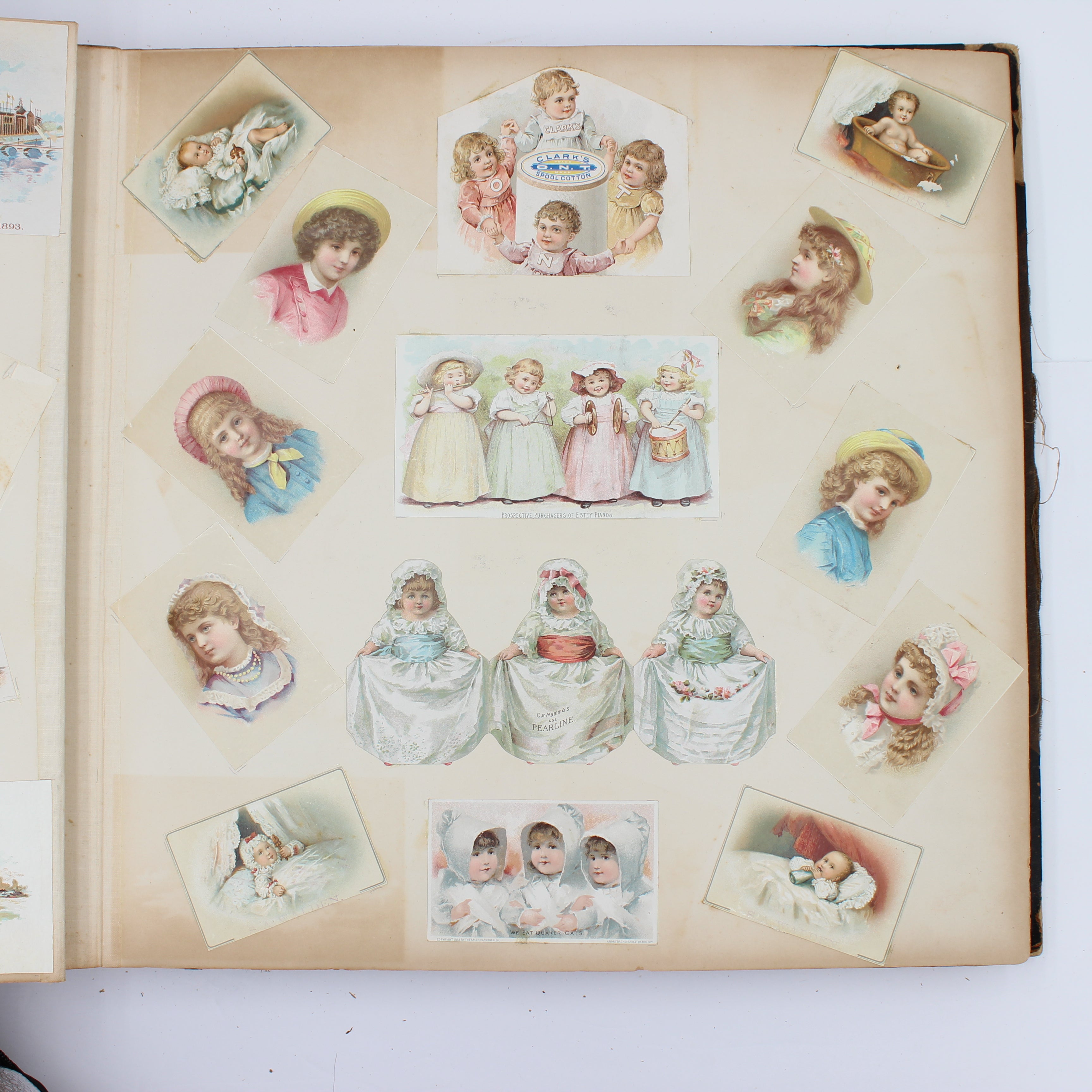 Album Full of Cards circa Early 1900s