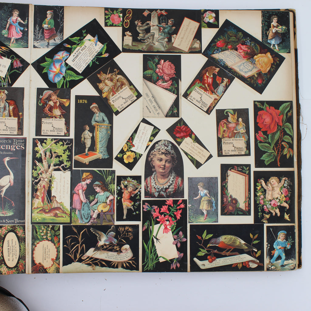 Album Full of Cards circa Early 1900s