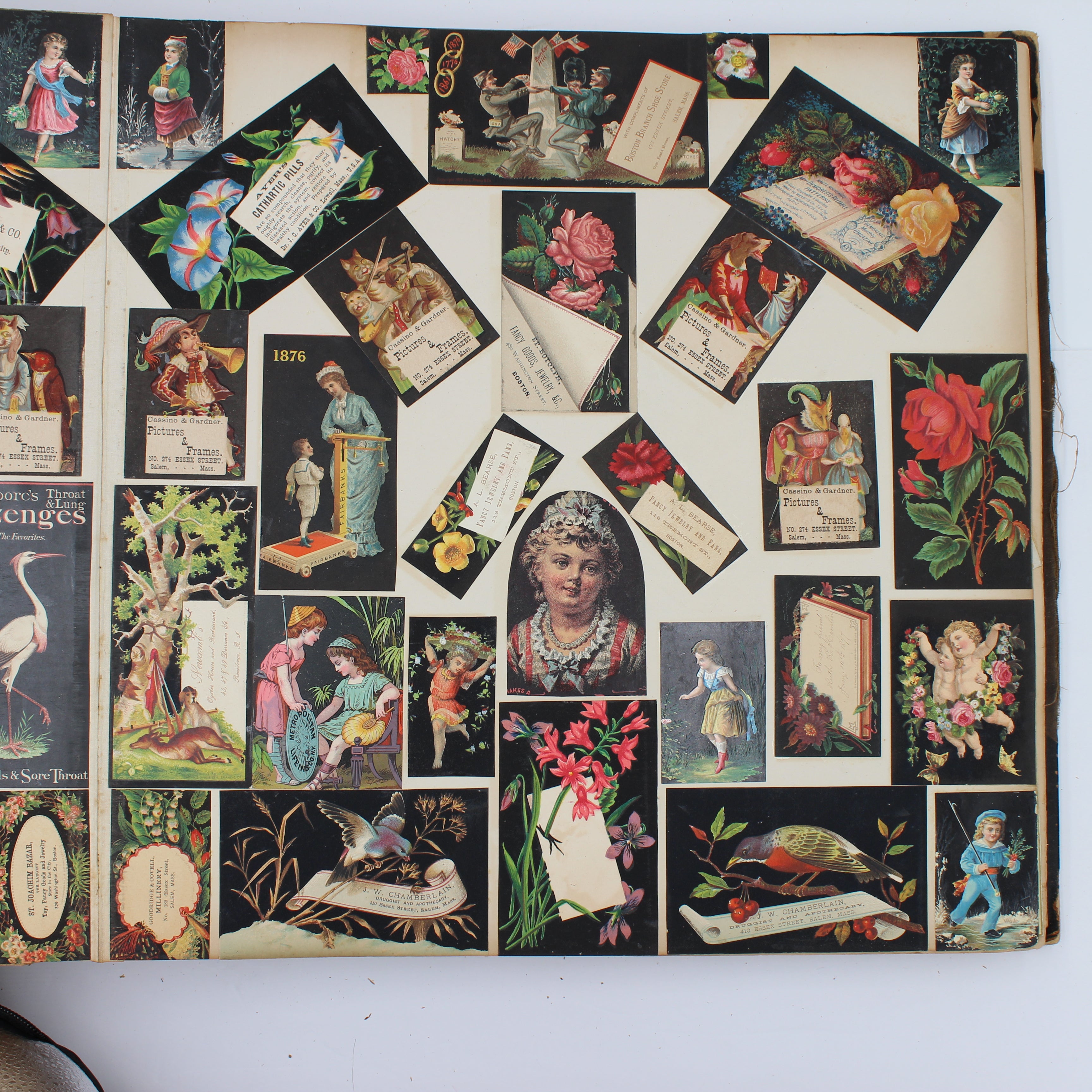 Album Full of Cards circa Early 1900s