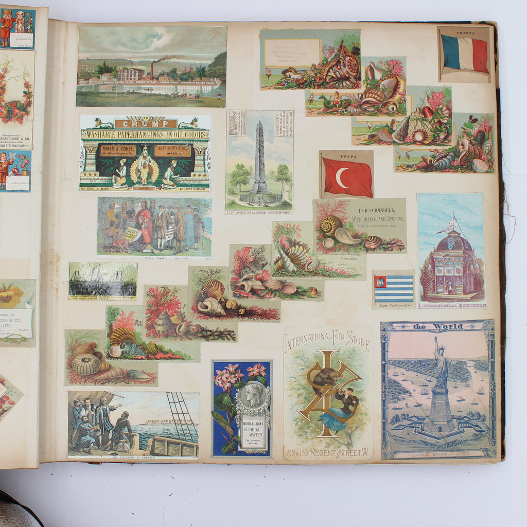 Album Full of Cards circa Early 1900s