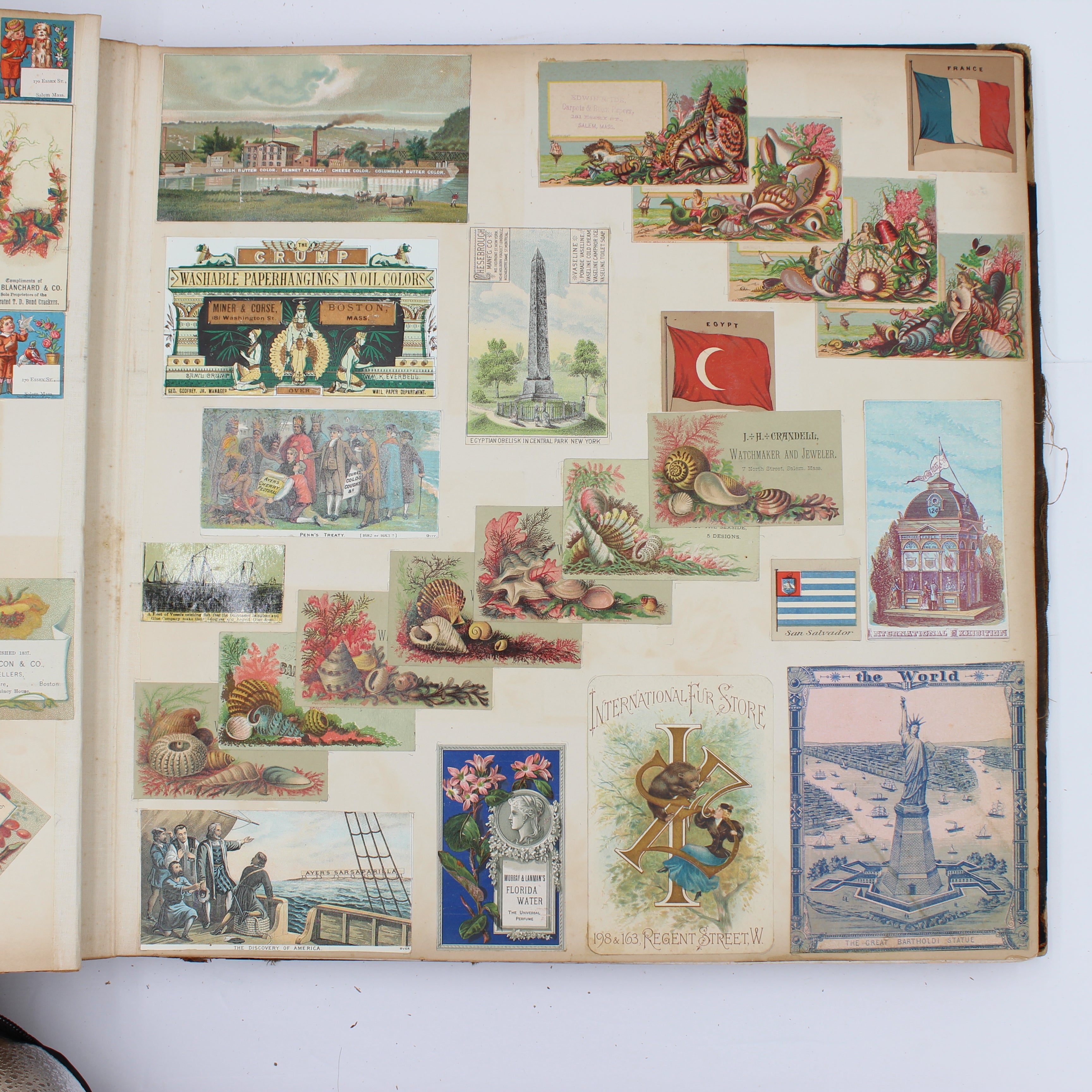 Album Full of Cards circa Early 1900s