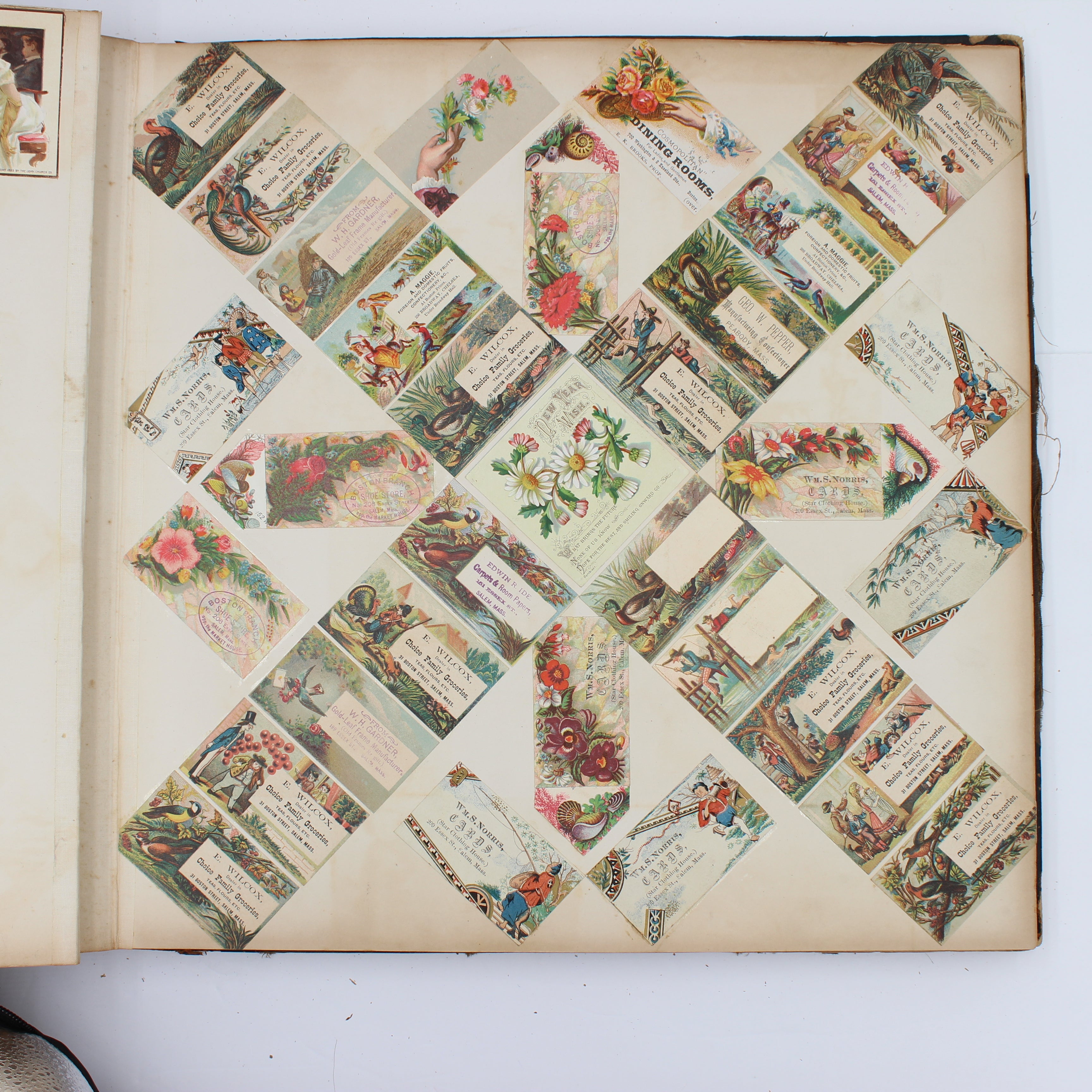 Album Full of Cards circa Early 1900s