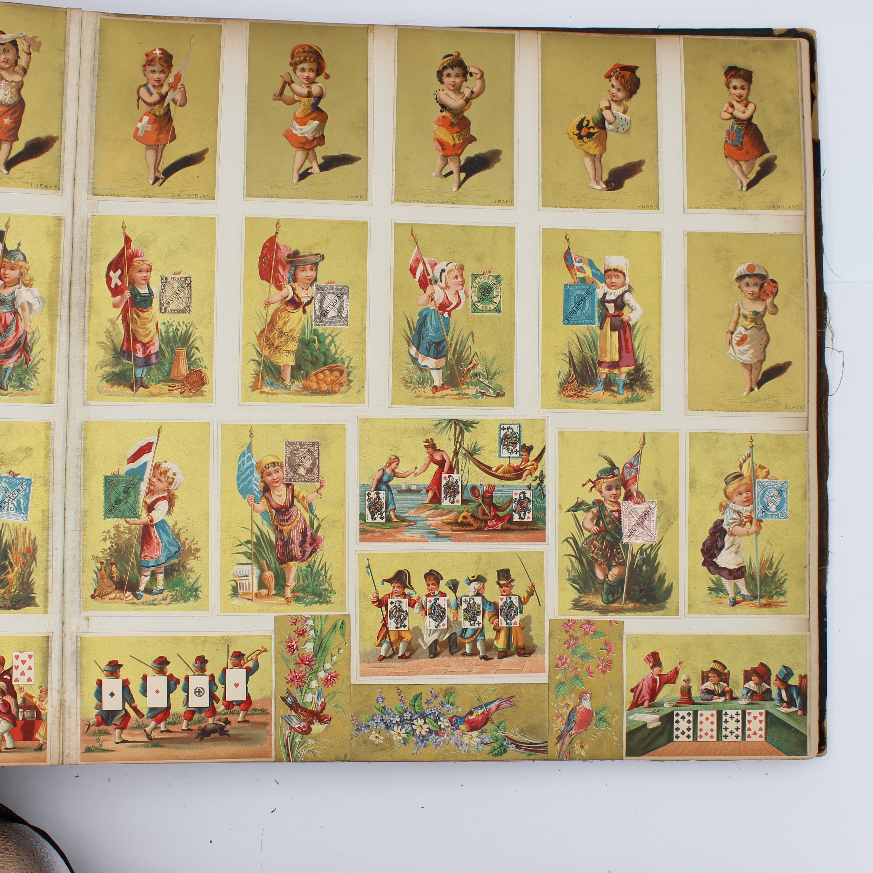 Album Full of Cards circa Early 1900s