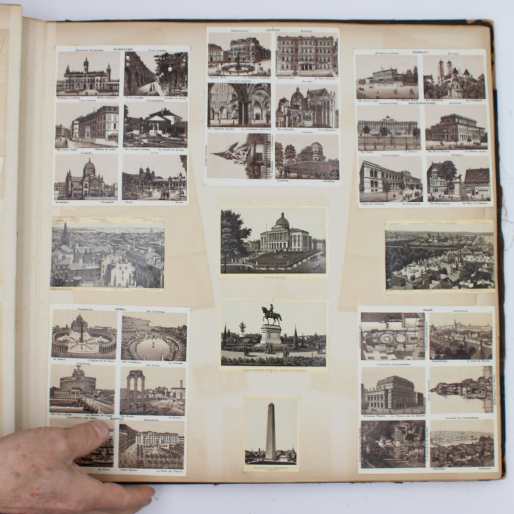 Album Full of Cards circa Early 1900s