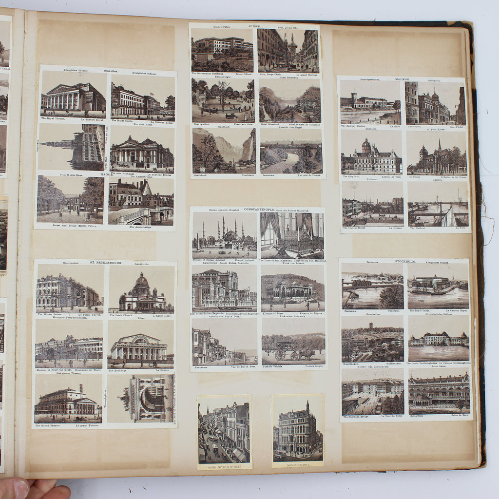 Album Full of Cards circa Early 1900s