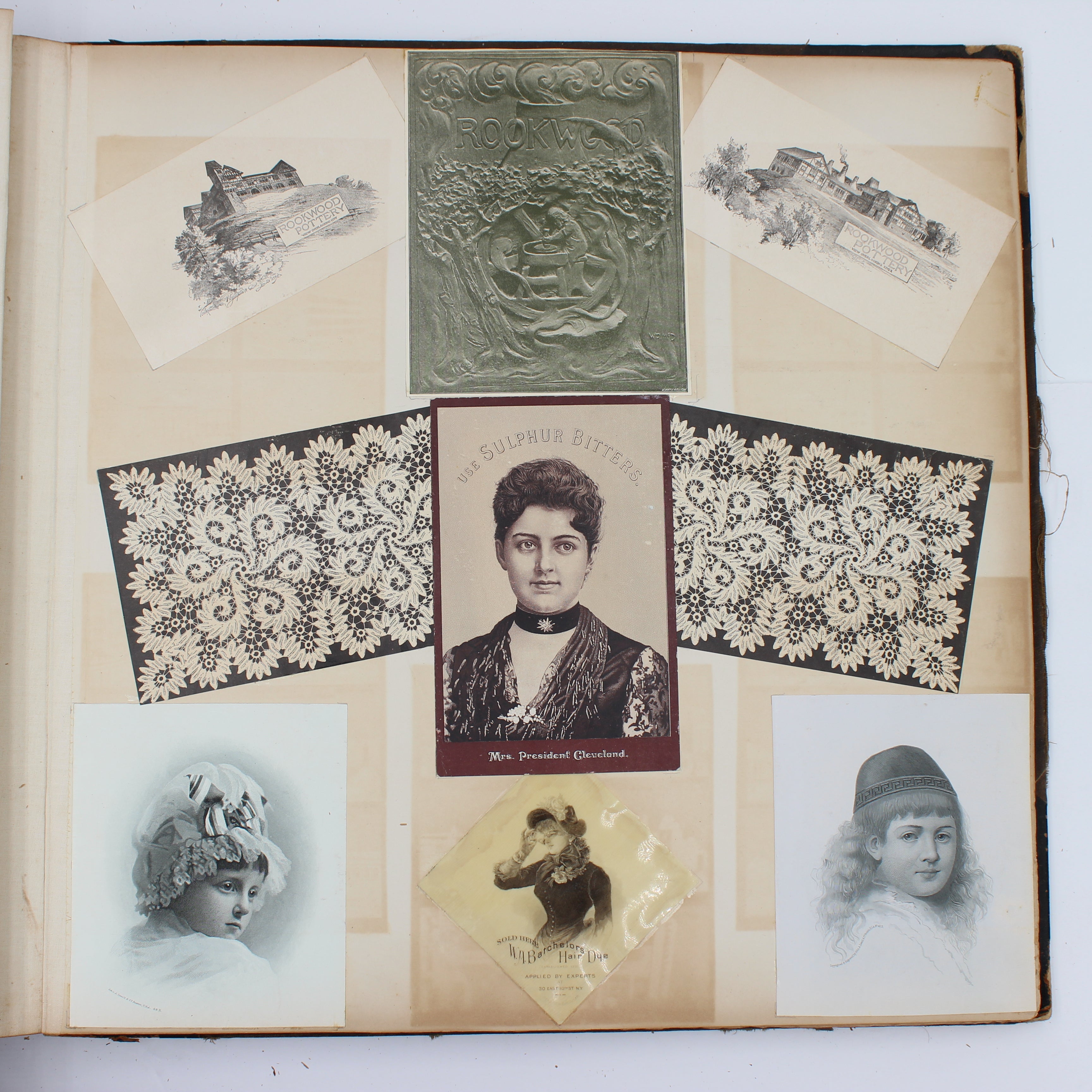 Album Full of Cards circa Early 1900s