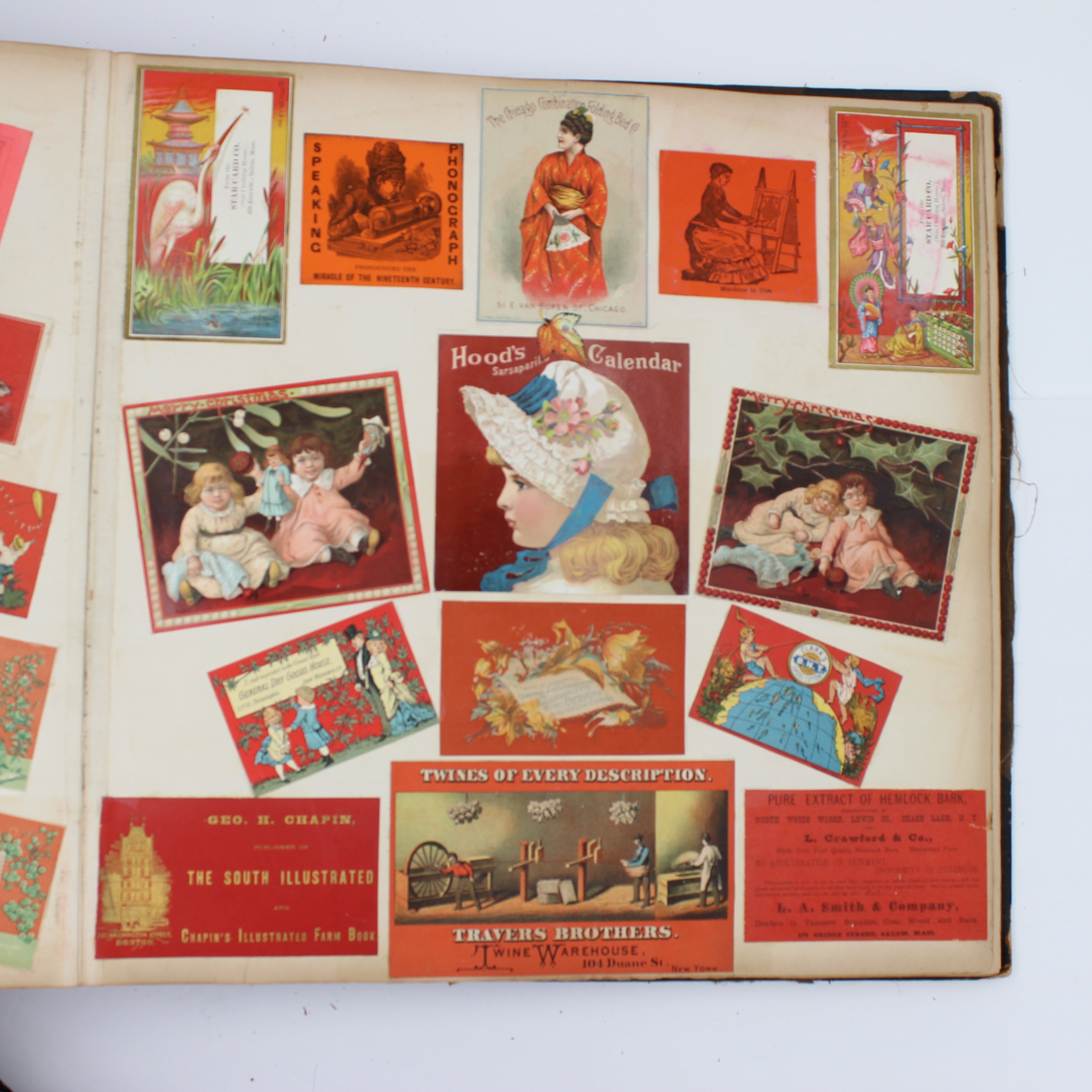 Album Full of Cards circa Early 1900s