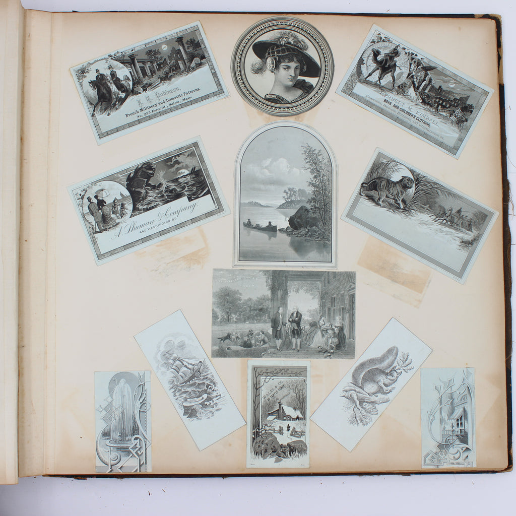 Album Full of Cards circa Early 1900s