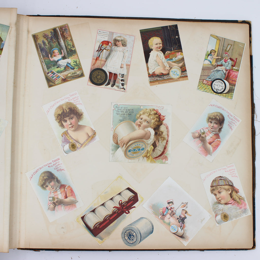Album Full of Cards circa Early 1900s
