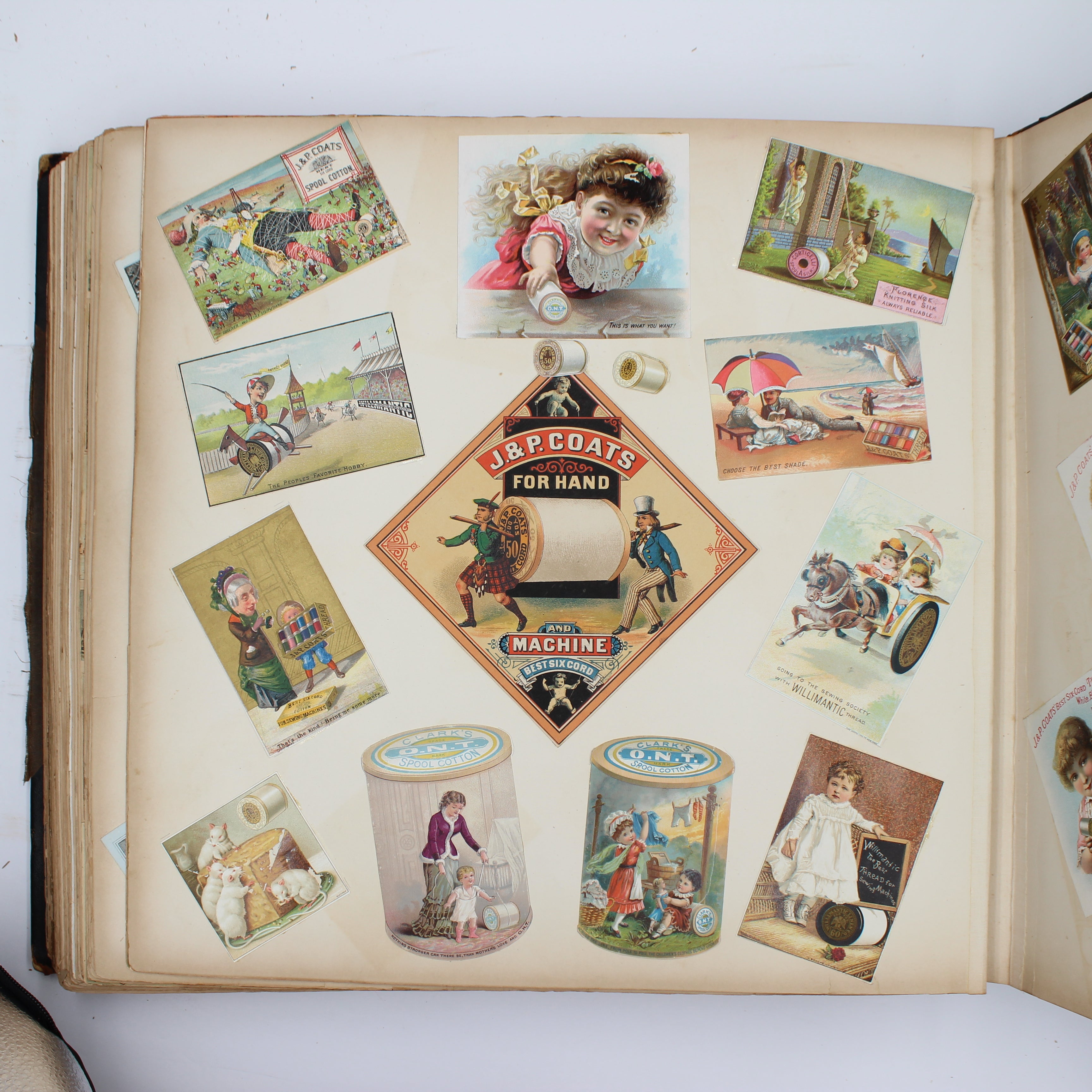 Album Full of Cards circa Early 1900s