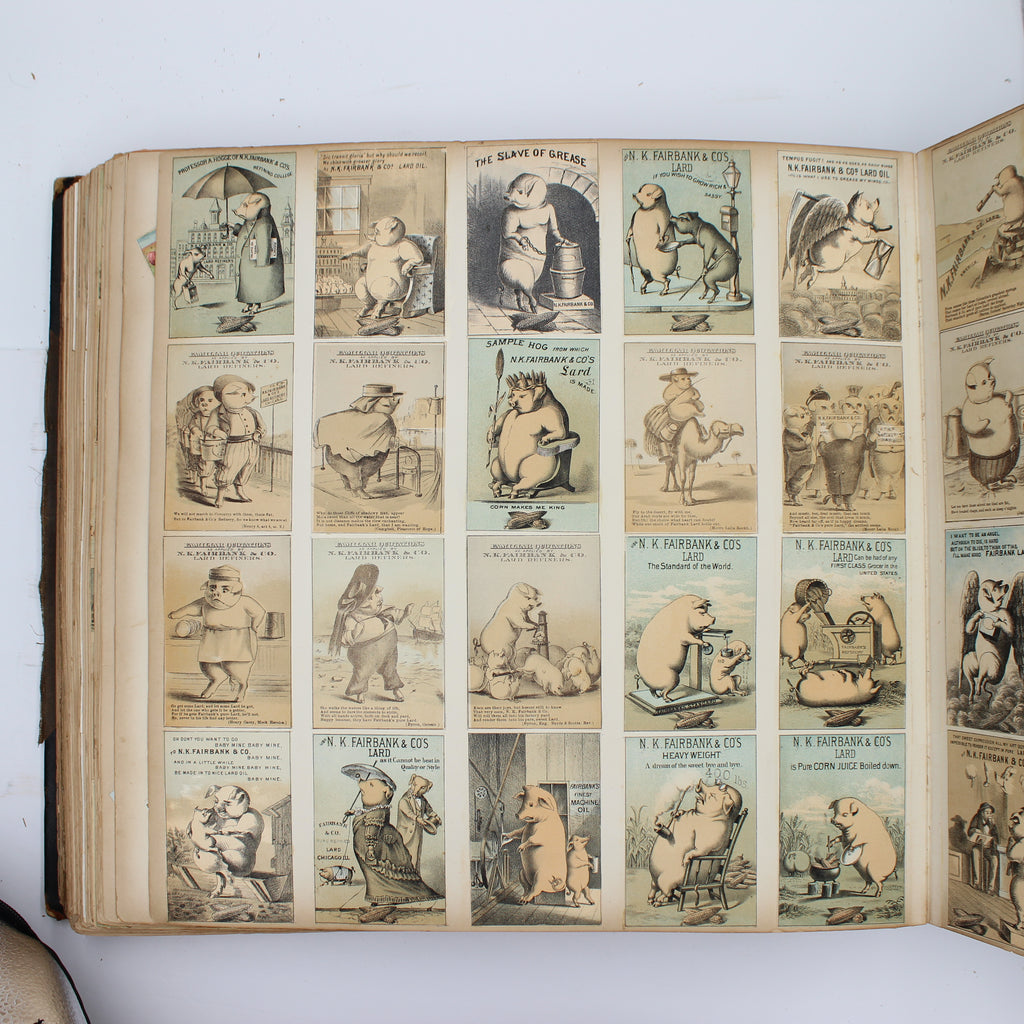 Album Full of Cards circa Early 1900s